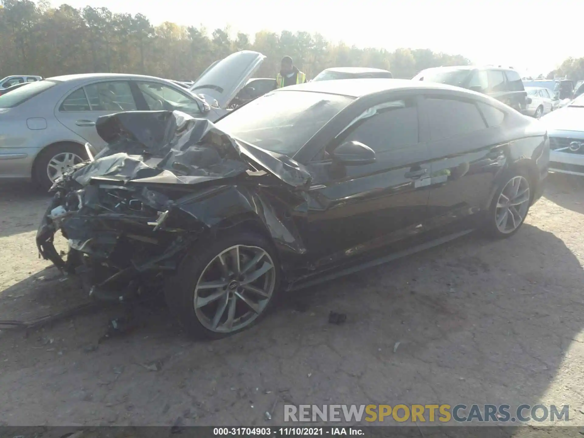 2 Photograph of a damaged car WAUFNCF53KA076385 AUDI A5 SPORTBACK 2019