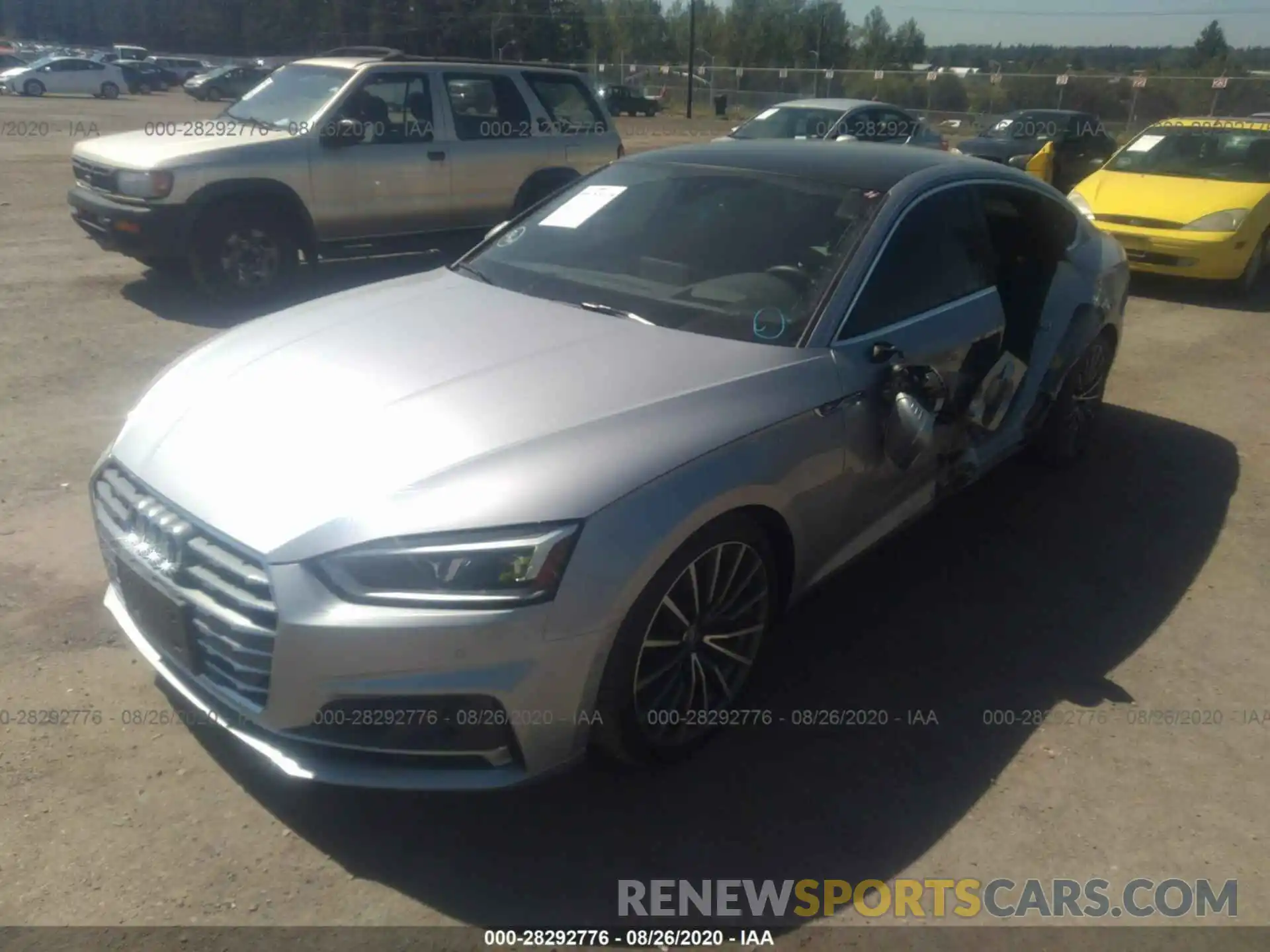 2 Фотография поврежденного автомобиля WAUFNCF55KA045798 AUDI A5 SPORTBACK 2019