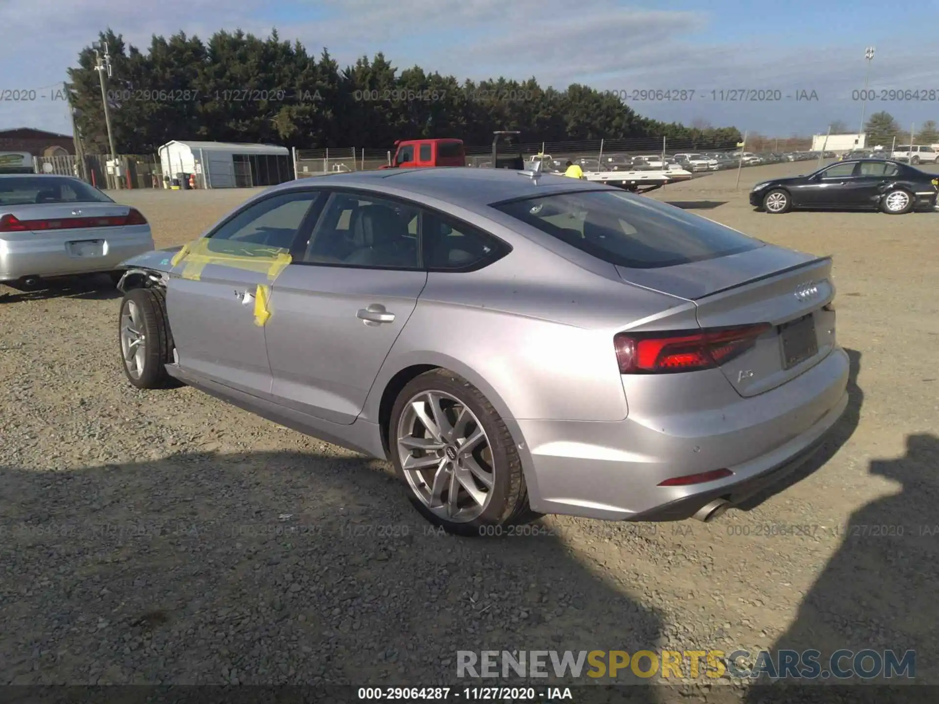 3 Photograph of a damaged car WAUFNCF58KA008194 AUDI A5 SPORTBACK 2019