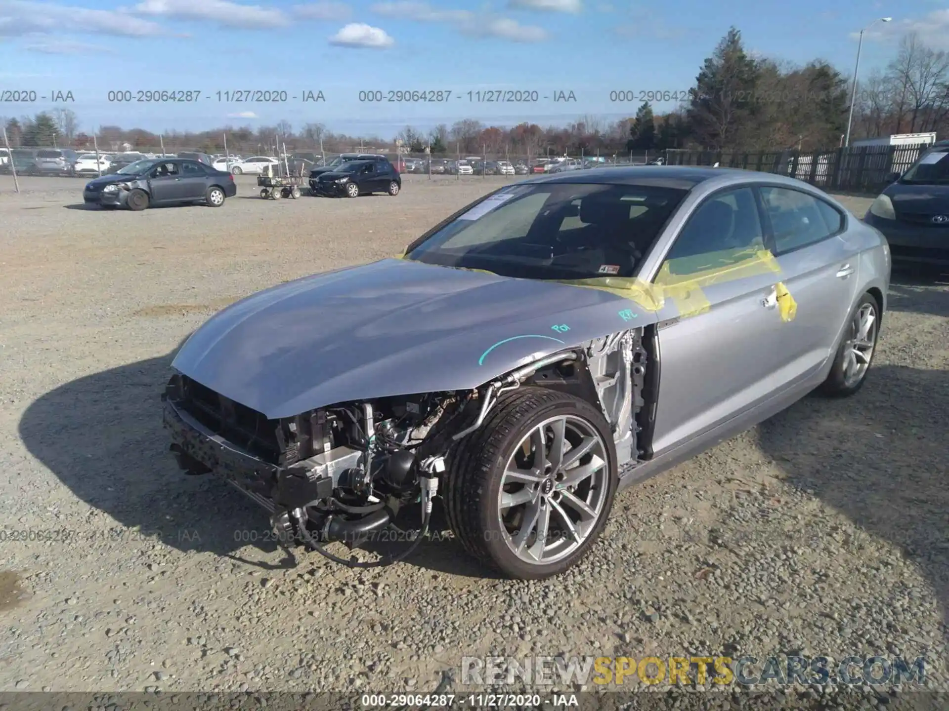 6 Photograph of a damaged car WAUFNCF58KA008194 AUDI A5 SPORTBACK 2019