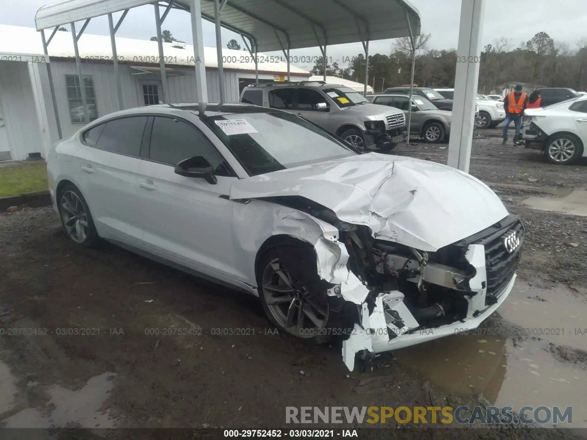 1 Photograph of a damaged car WAUFNCF5XKA025904 AUDI A5 SPORTBACK 2019