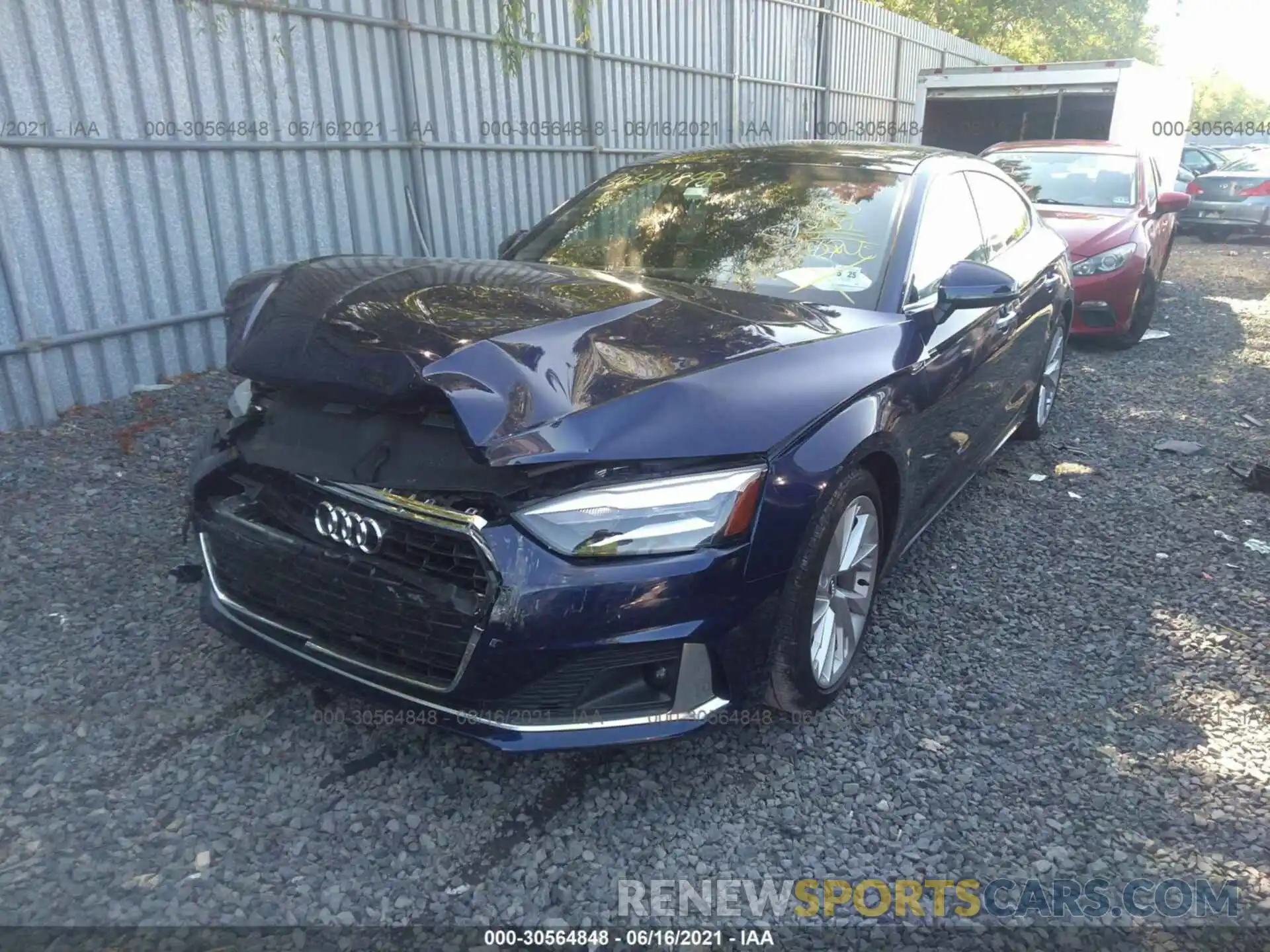 2 Photograph of a damaged car WAUANCF50LA003468 AUDI A5 SPORTBACK 2020