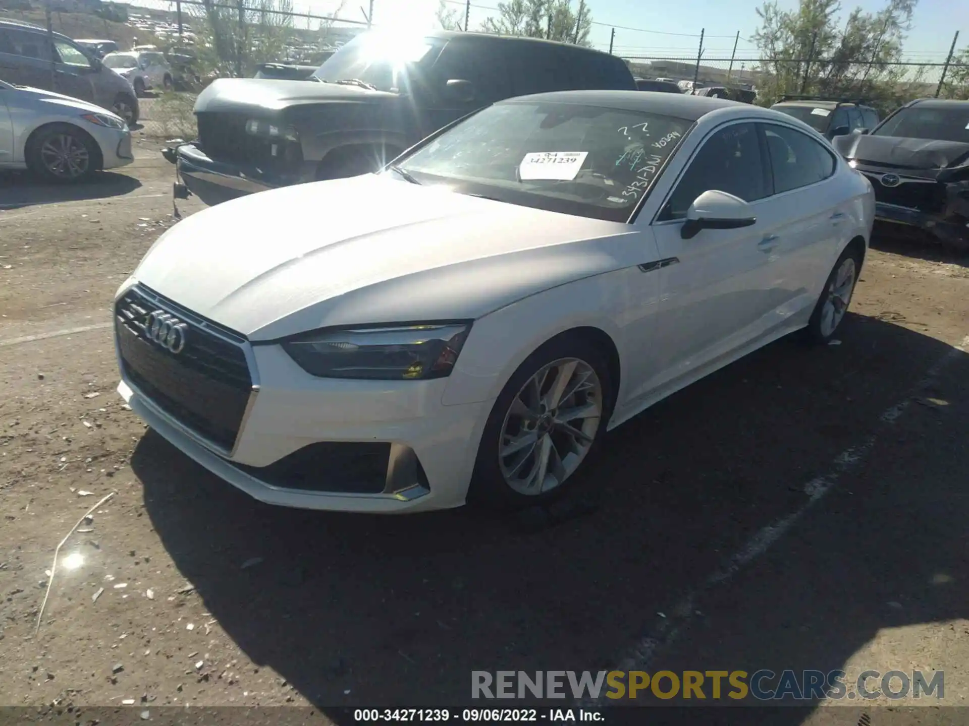 2 Photograph of a damaged car WAUANCF50LA005950 AUDI A5 SPORTBACK 2020