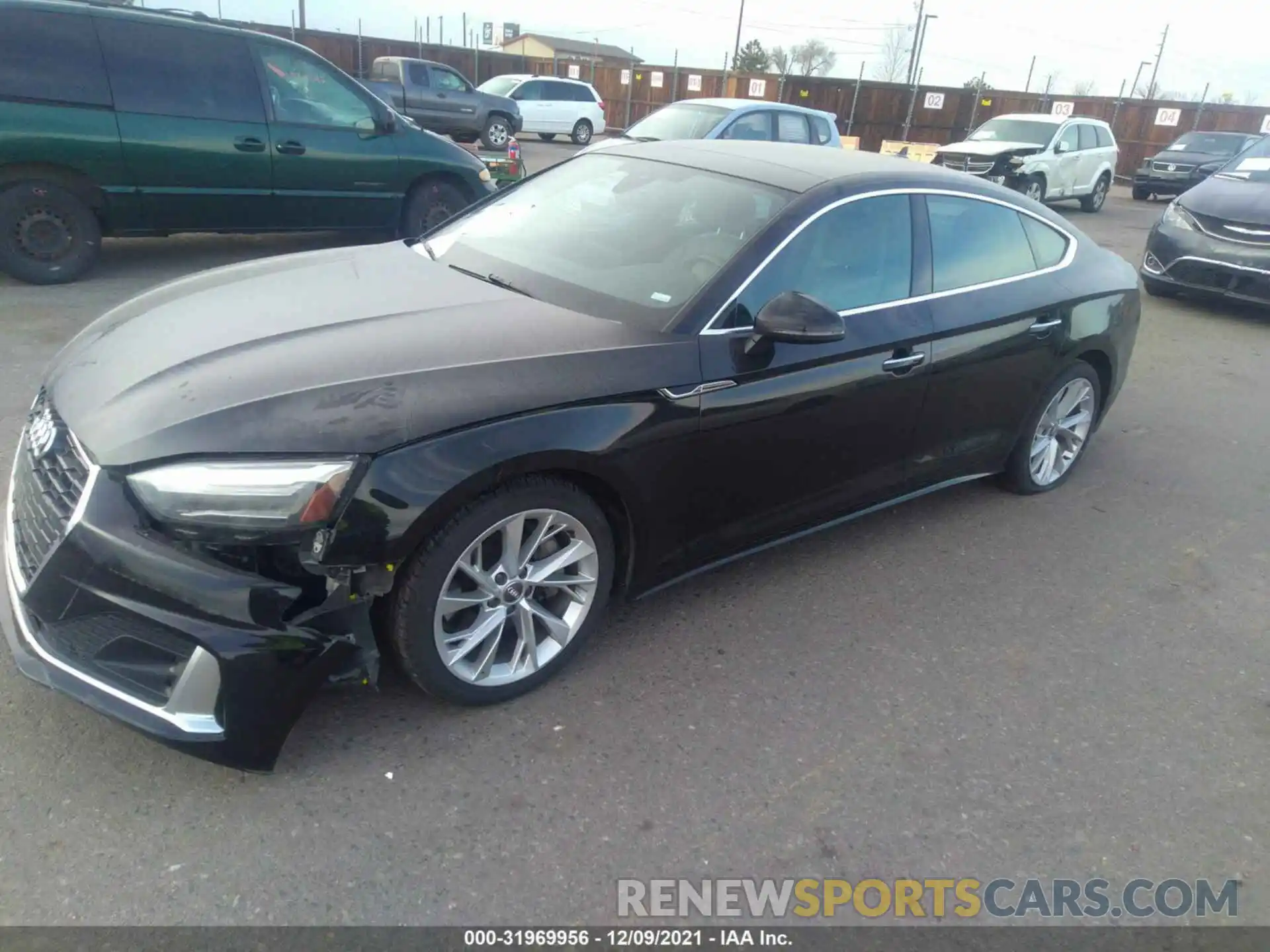 2 Photograph of a damaged car WAUANCF50LA007603 AUDI A5 SPORTBACK 2020