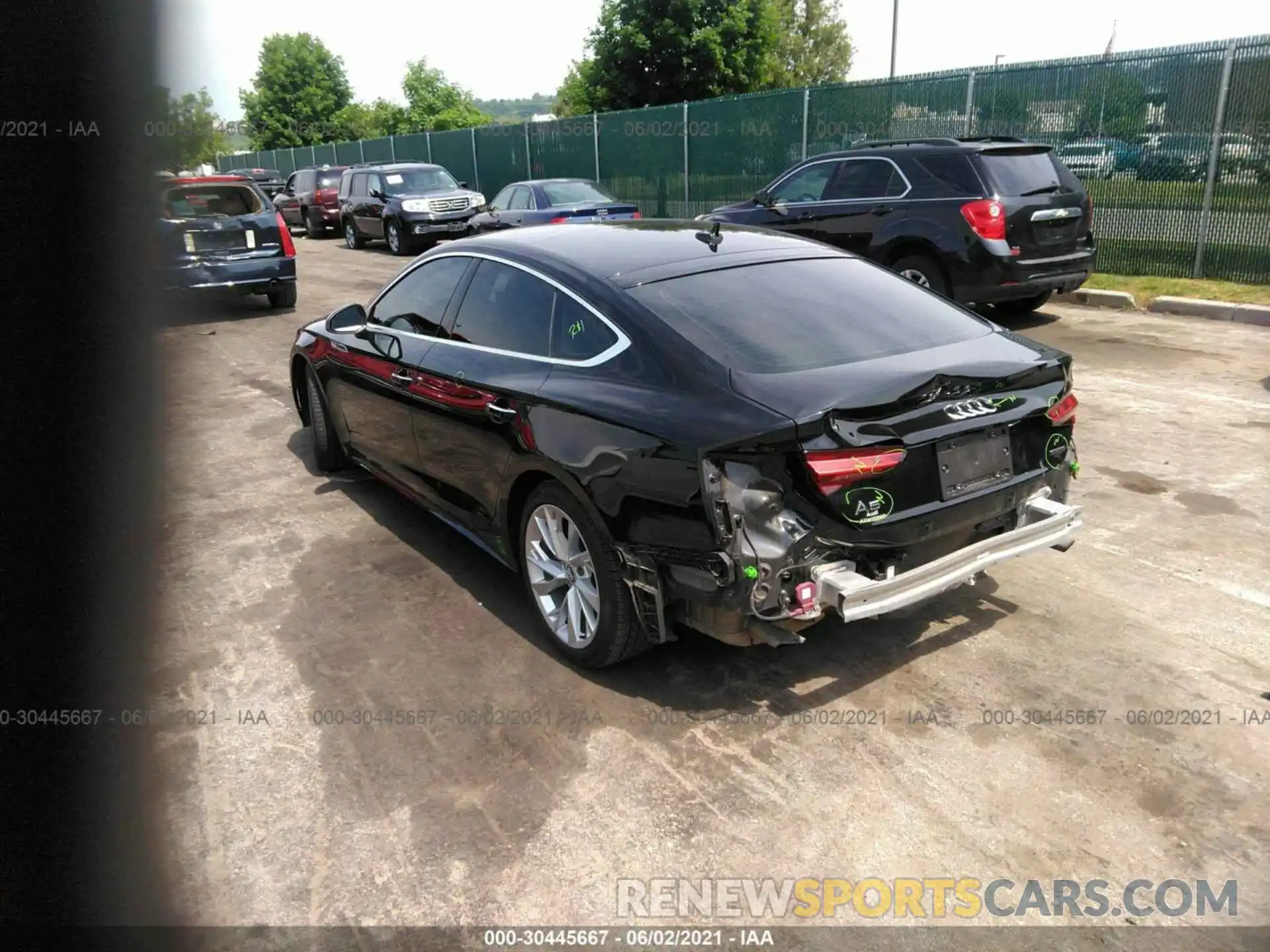 3 Photograph of a damaged car WAUANCF50LA015832 AUDI A5 SPORTBACK 2020