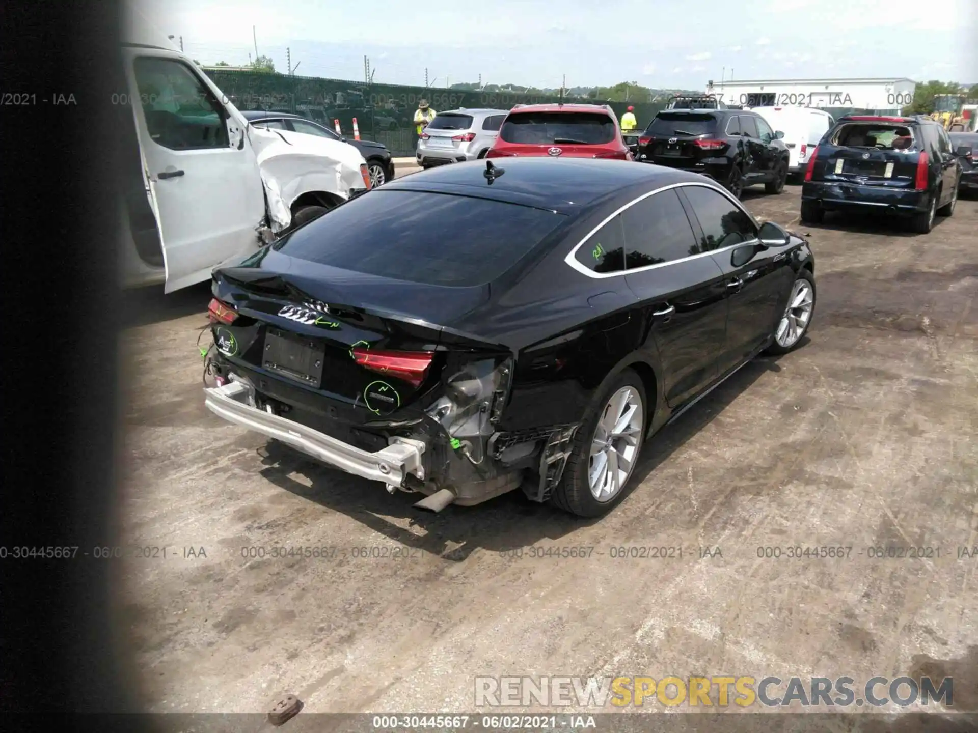 4 Photograph of a damaged car WAUANCF50LA015832 AUDI A5 SPORTBACK 2020