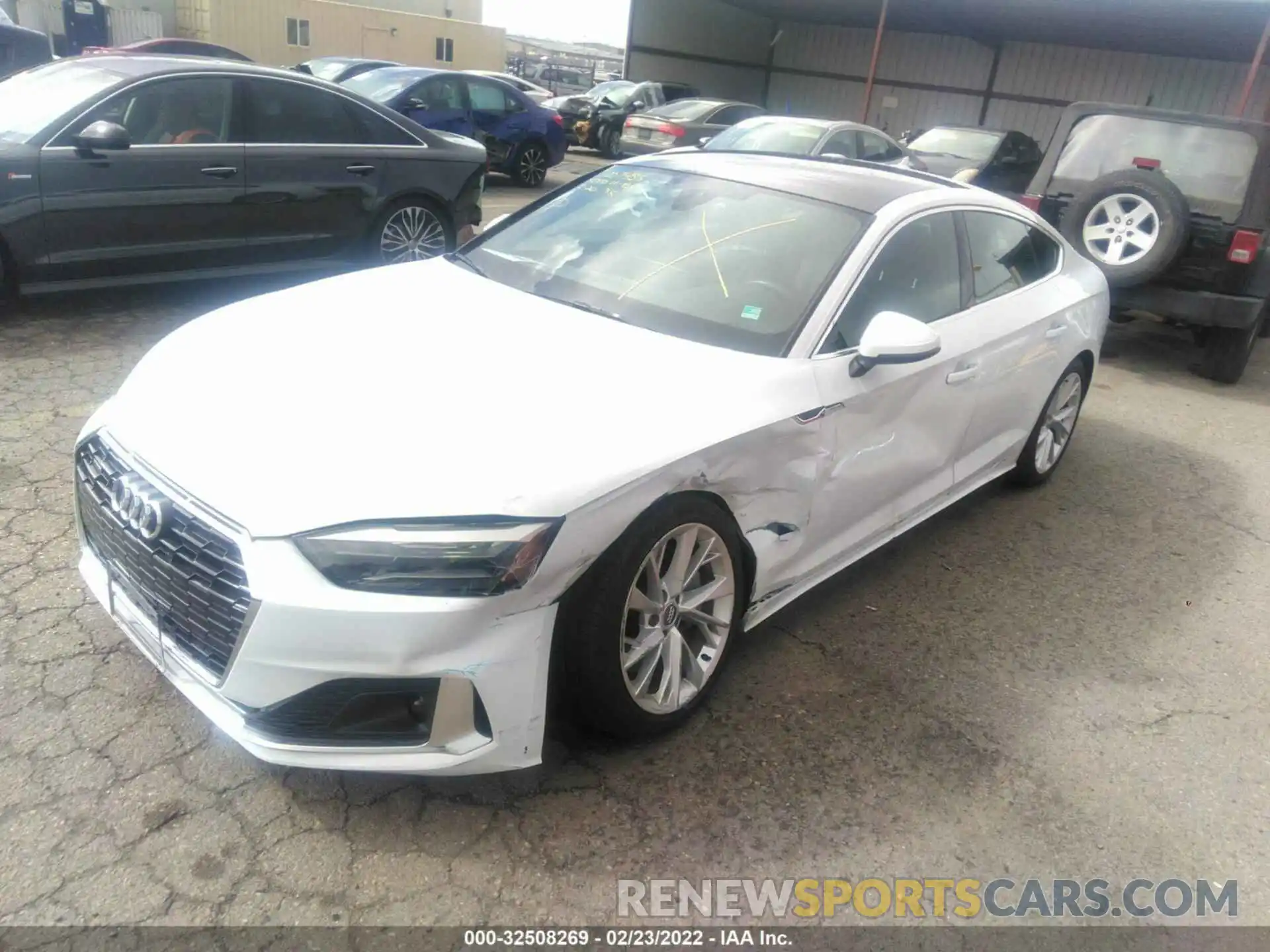 2 Фотография поврежденного автомобиля WAUANCF51LA004094 AUDI A5 SPORTBACK 2020