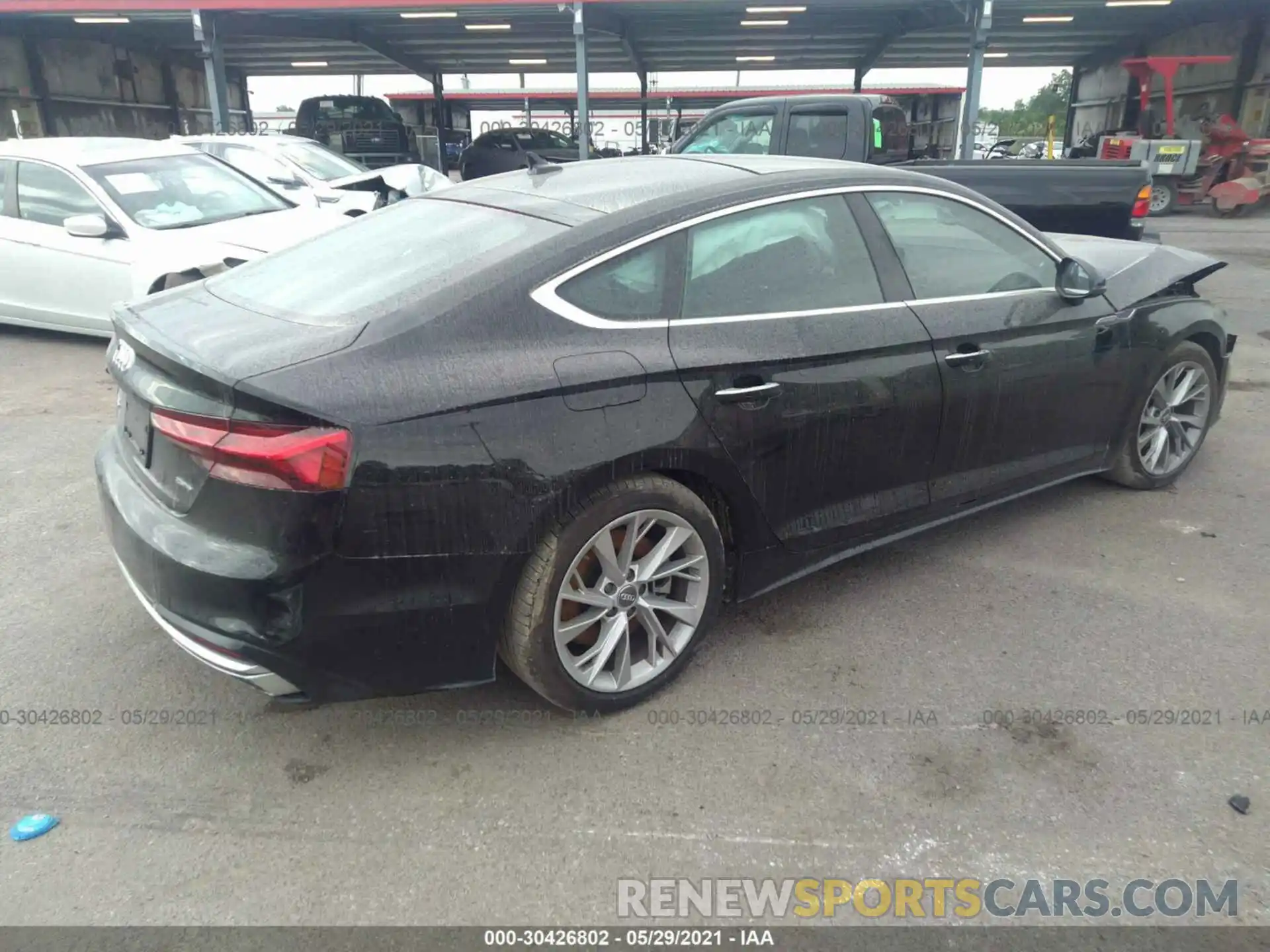 4 Фотография поврежденного автомобиля WAUANCF51LA004922 AUDI A5 SPORTBACK 2020