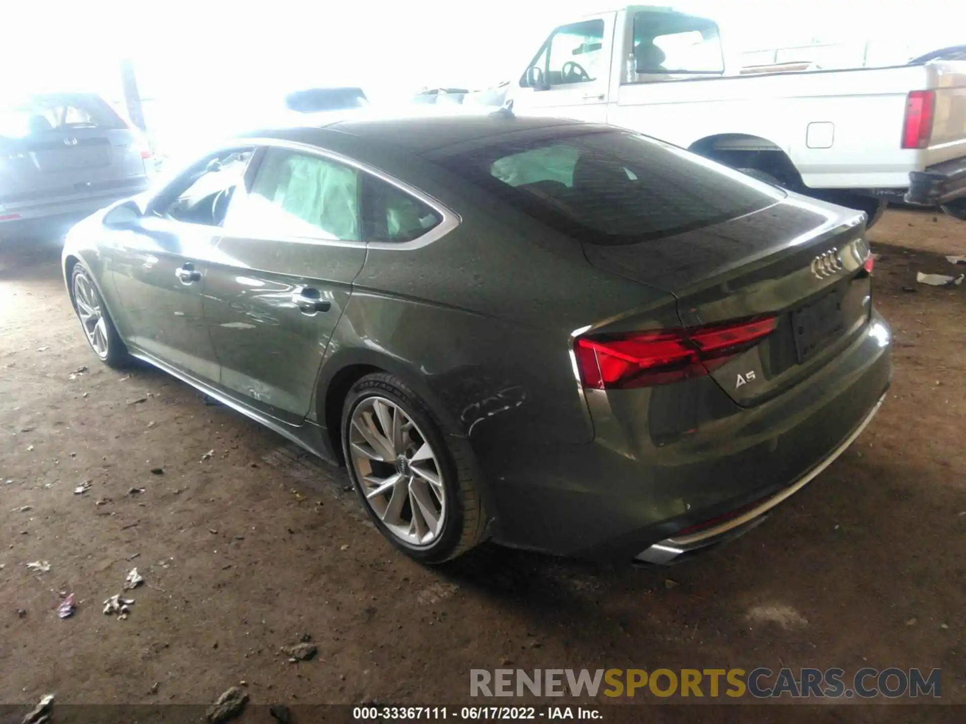 3 Фотография поврежденного автомобиля WAUANCF51LA009246 AUDI A5 SPORTBACK 2020