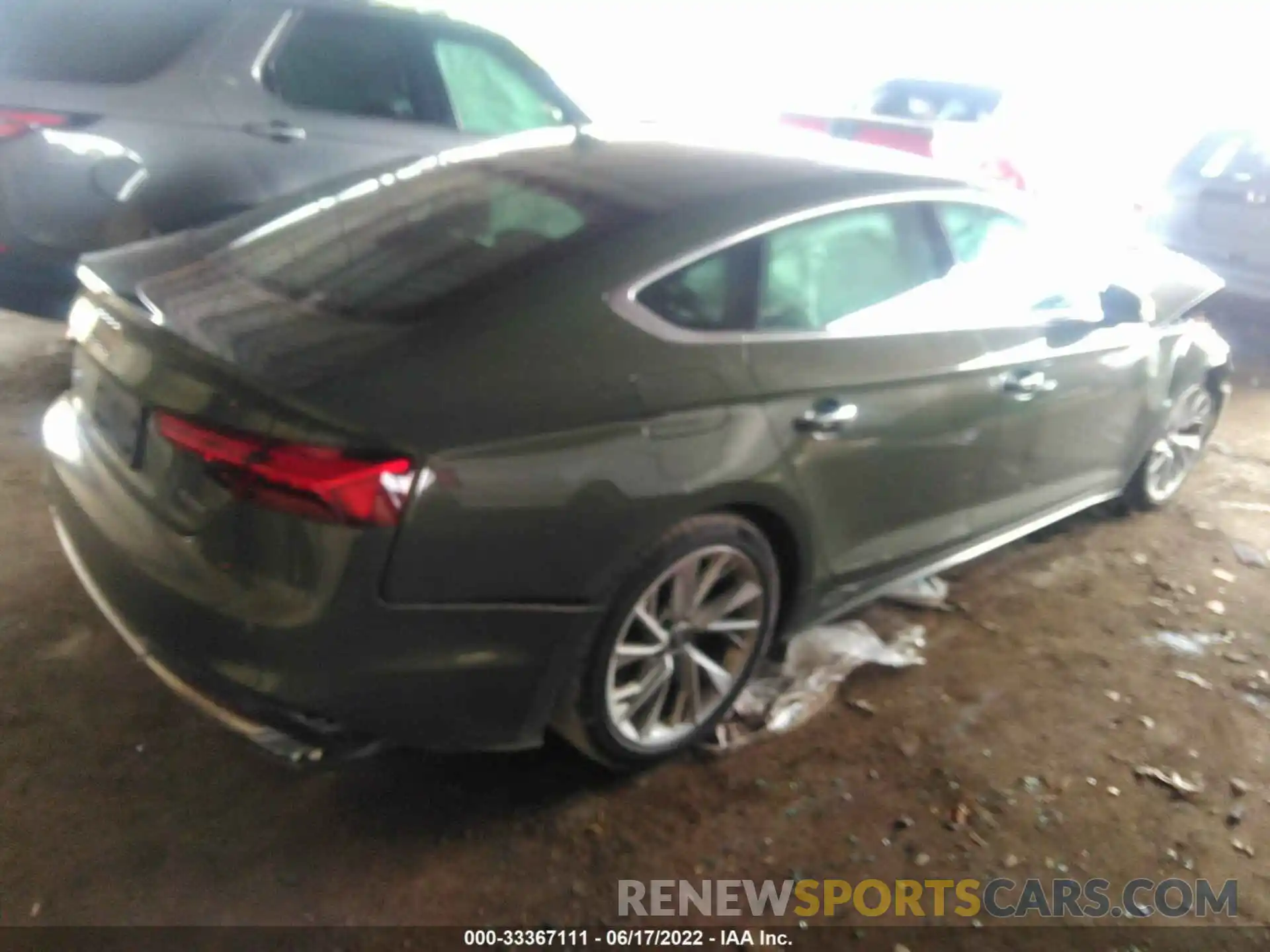 4 Photograph of a damaged car WAUANCF51LA009246 AUDI A5 SPORTBACK 2020