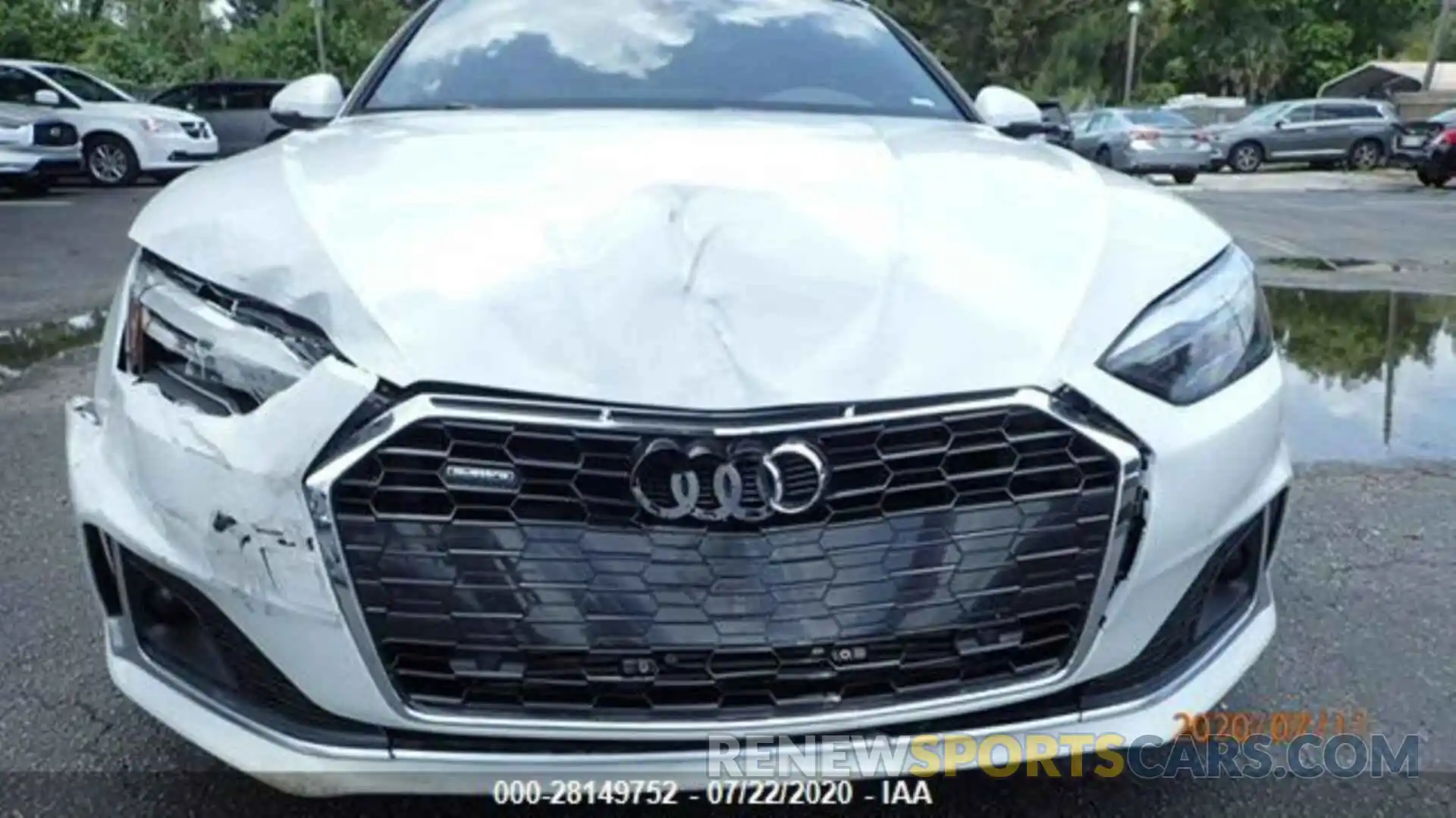 5 Photograph of a damaged car WAUANCF53LA007403 AUDI A5 SPORTBACK 2020