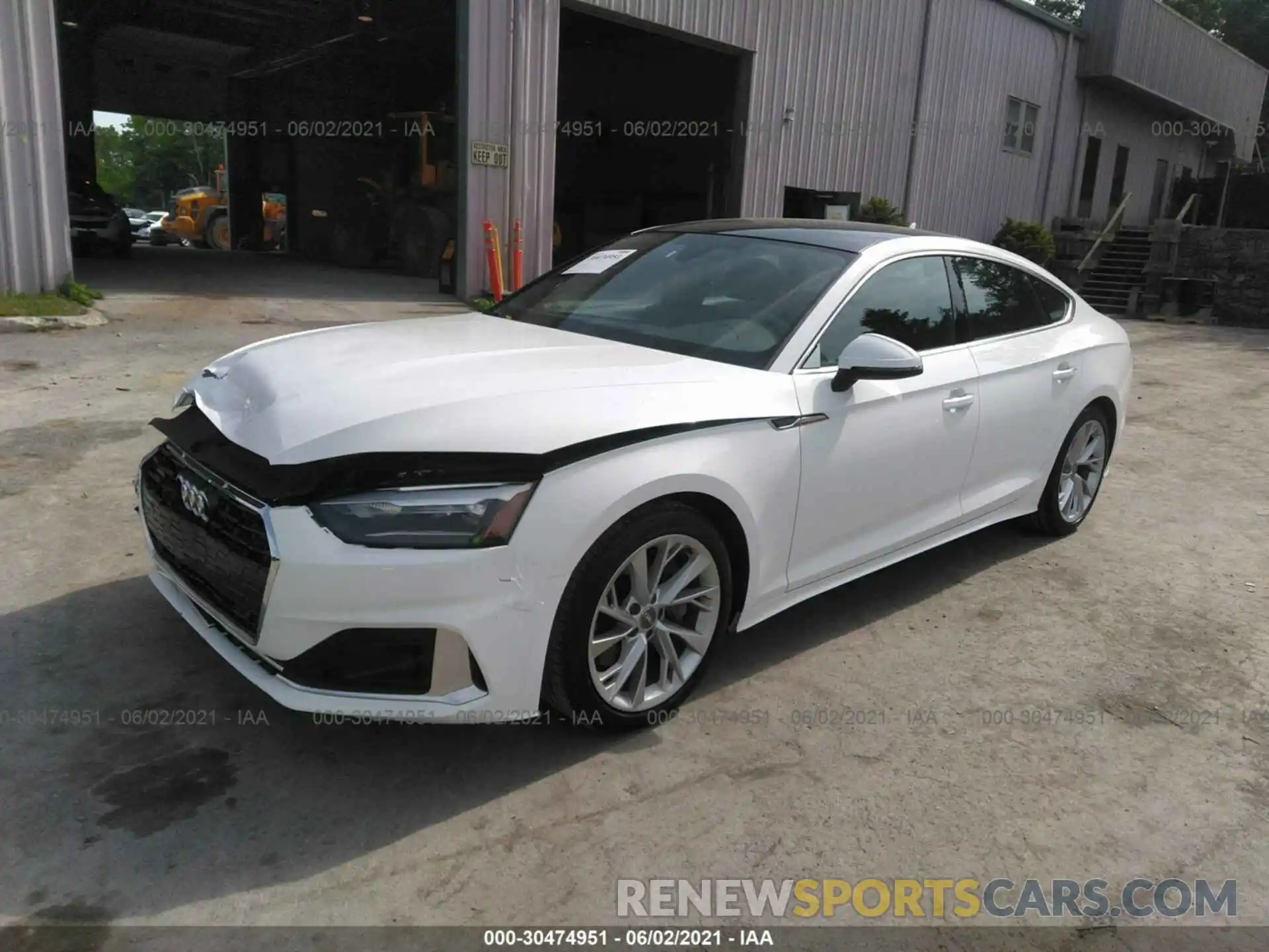 2 Photograph of a damaged car WAUANCF54LA007877 AUDI A5 SPORTBACK 2020