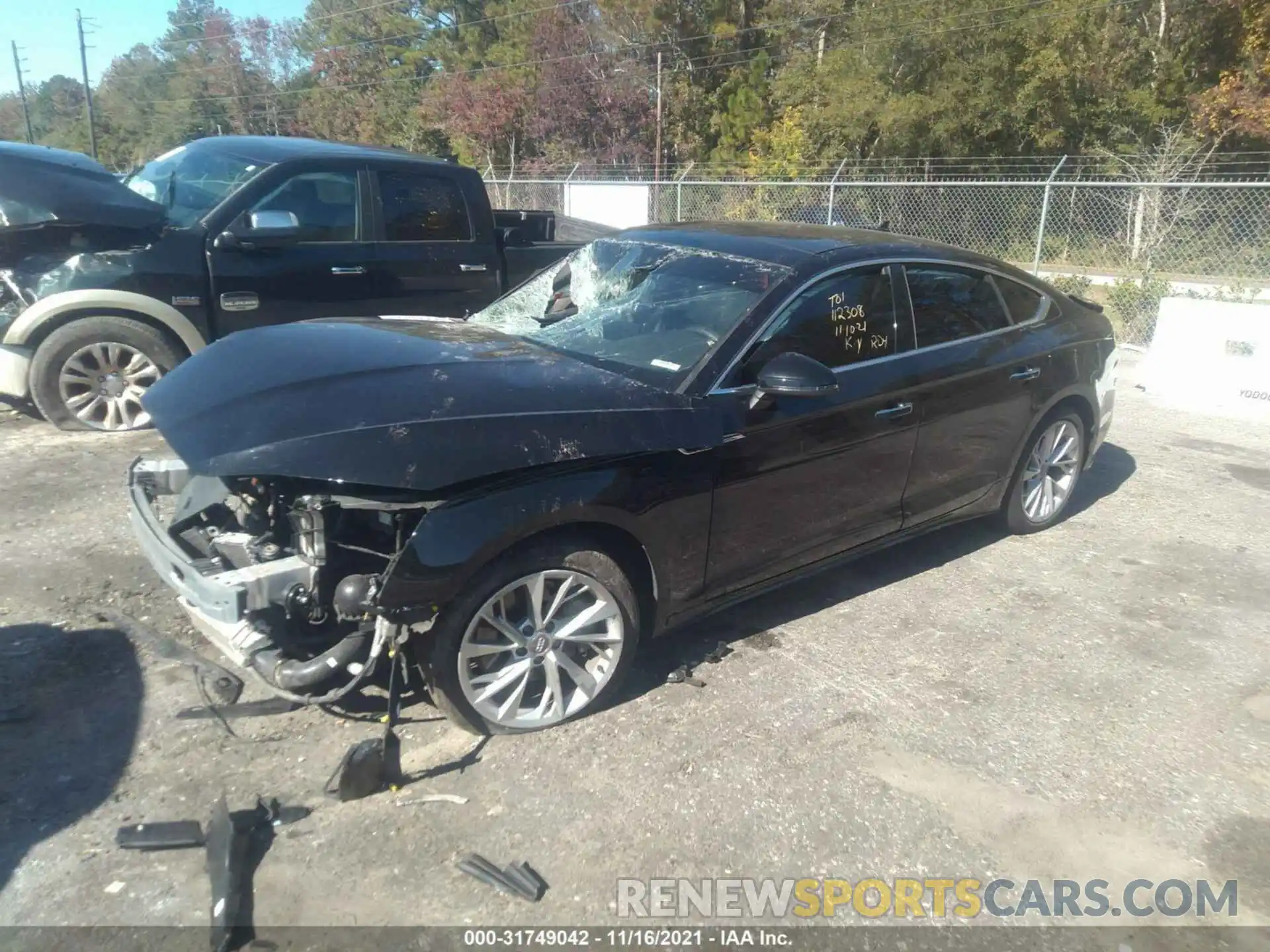 2 Photograph of a damaged car WAUANCF55LA005720 AUDI A5 SPORTBACK 2020