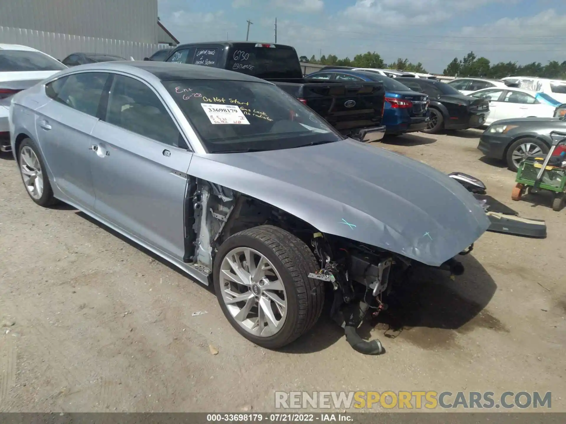 1 Photograph of a damaged car WAUANCF56LA008593 AUDI A5 SPORTBACK 2020