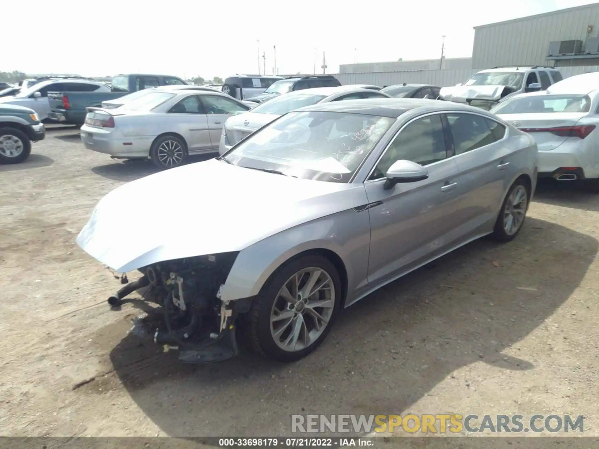 2 Photograph of a damaged car WAUANCF56LA008593 AUDI A5 SPORTBACK 2020