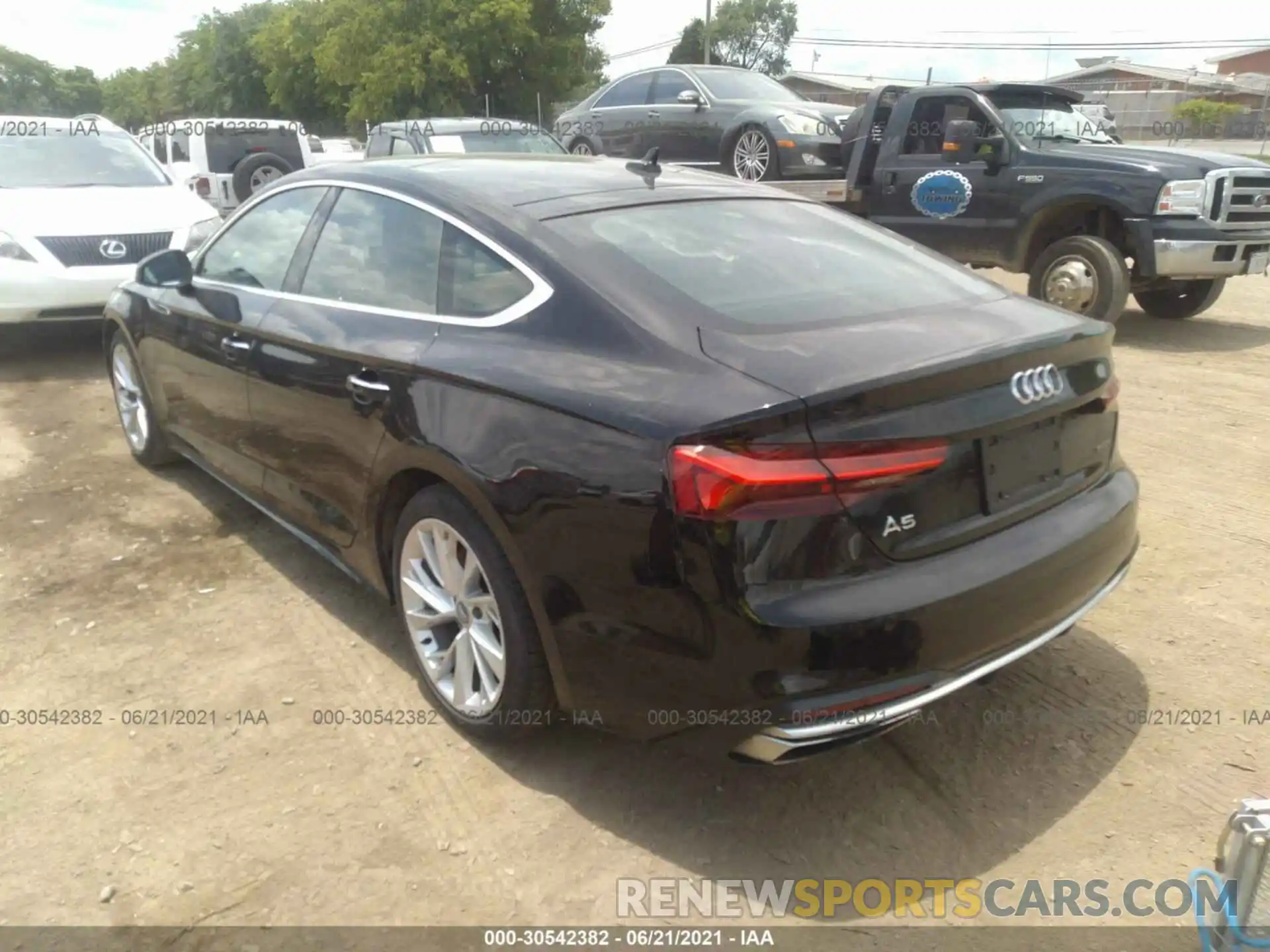 3 Фотография поврежденного автомобиля WAUANCF57LA007386 AUDI A5 SPORTBACK 2020