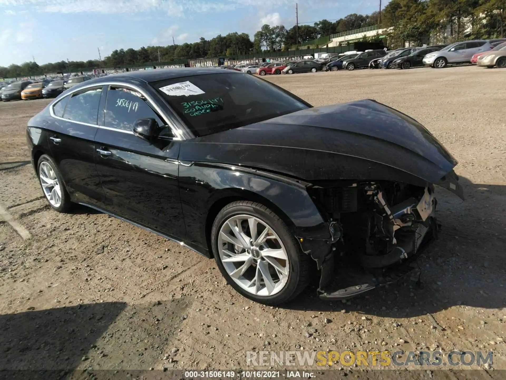 1 Photograph of a damaged car WAUANCF57LA007436 AUDI A5 SPORTBACK 2020