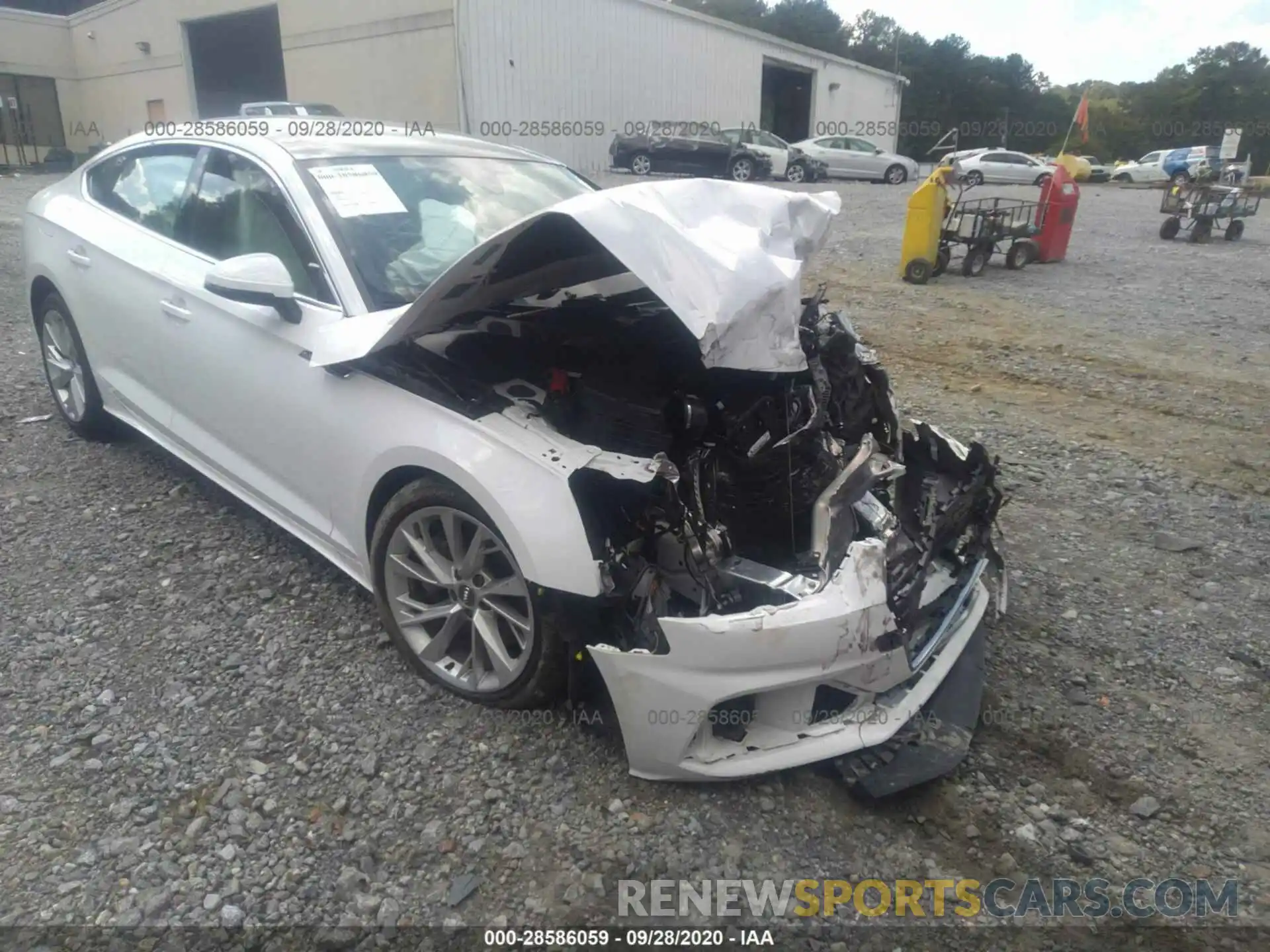 1 Photograph of a damaged car WAUANCF57LA008957 AUDI A5 SPORTBACK 2020