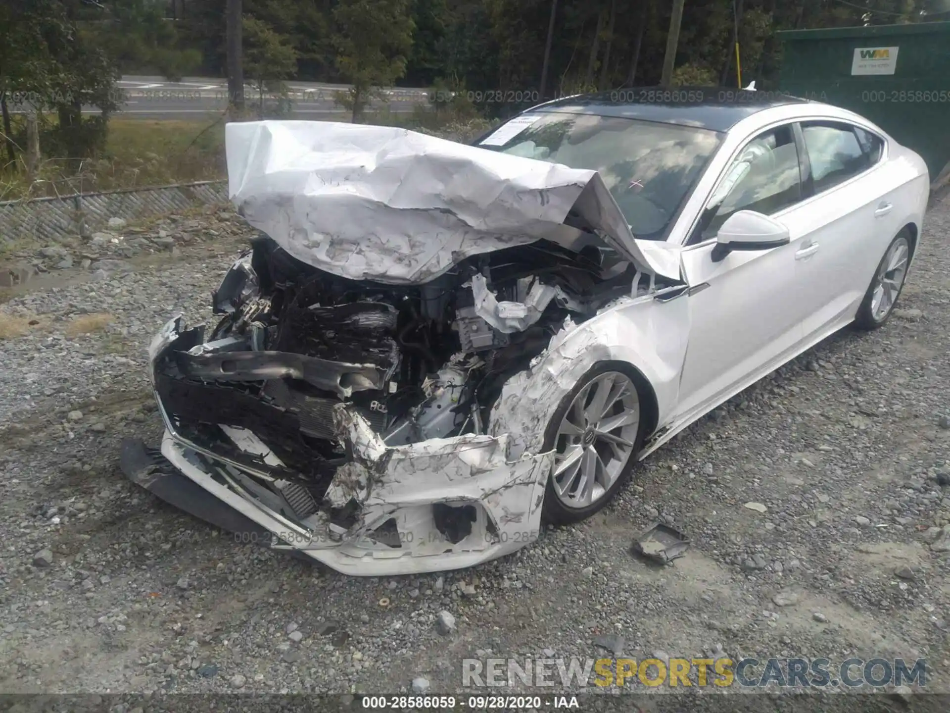 2 Photograph of a damaged car WAUANCF57LA008957 AUDI A5 SPORTBACK 2020