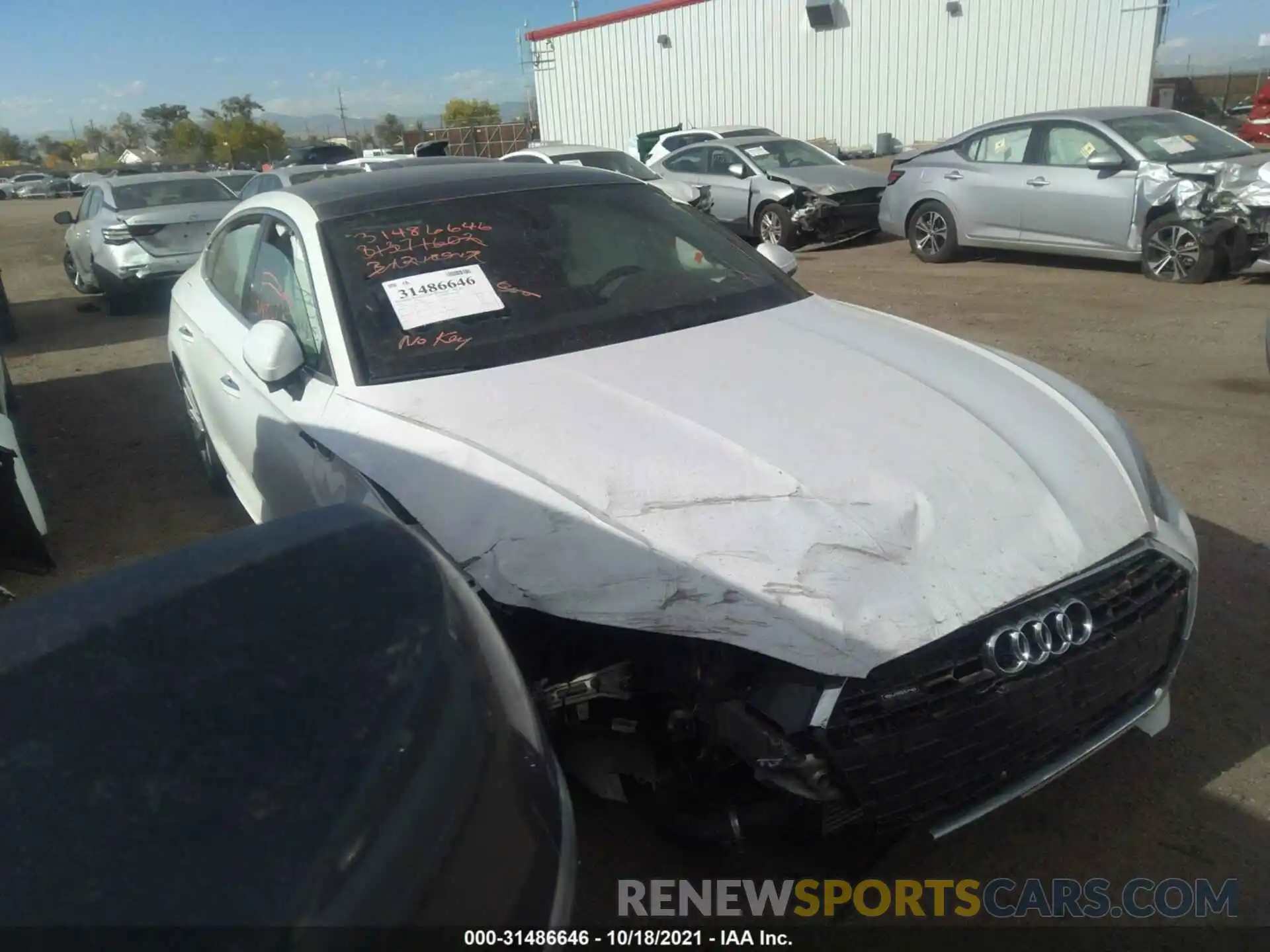 1 Photograph of a damaged car WAUANCF59LA007874 AUDI A5 SPORTBACK 2020