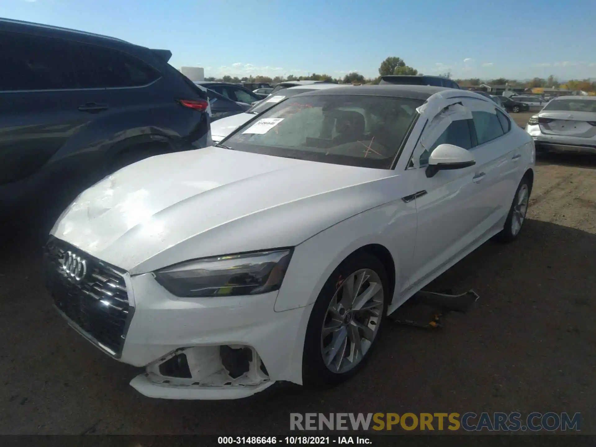 2 Photograph of a damaged car WAUANCF59LA007874 AUDI A5 SPORTBACK 2020