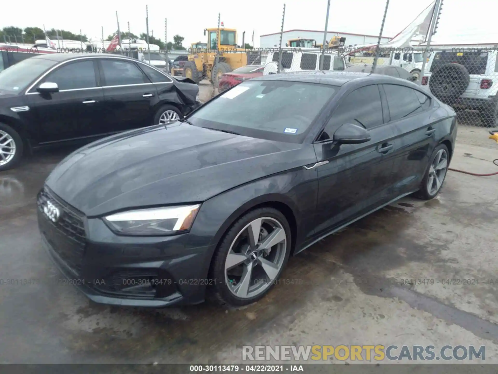 2 Фотография поврежденного автомобиля WAUBNCF54LA016678 AUDI A5 SPORTBACK 2020