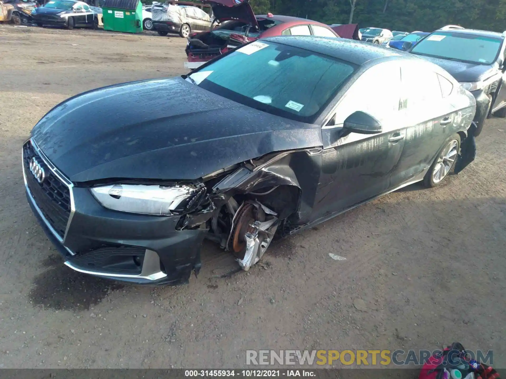 2 Photograph of a damaged car WAUCNCF51LA001401 AUDI A5 SPORTBACK 2020