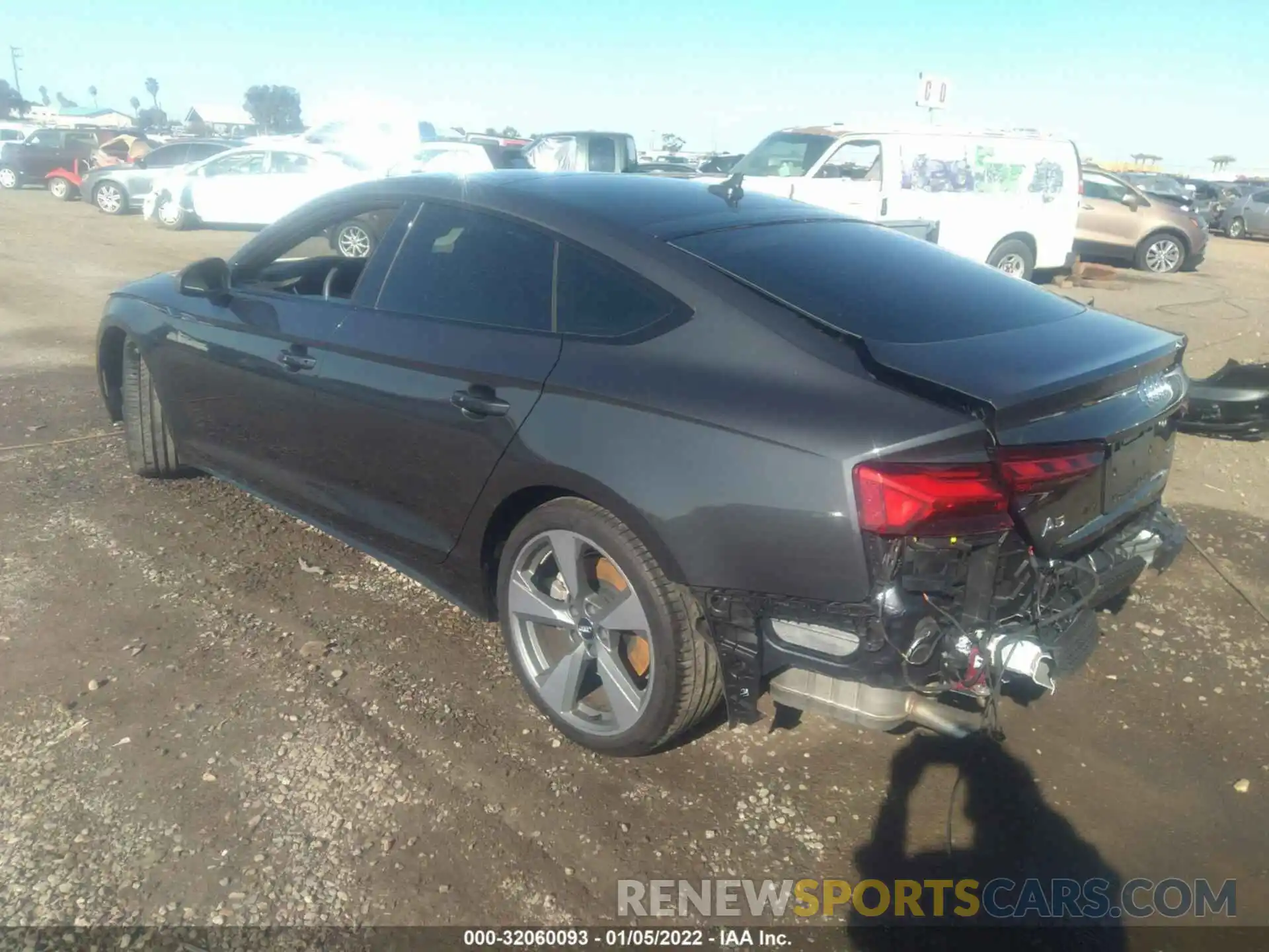 3 Photograph of a damaged car WAUCNCF56LA003550 AUDI A5 SPORTBACK 2020