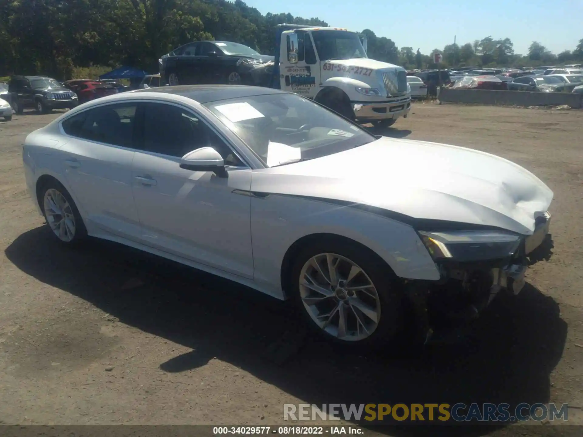 1 Photograph of a damaged car WAUCNCF56LA010742 AUDI A5 SPORTBACK 2020