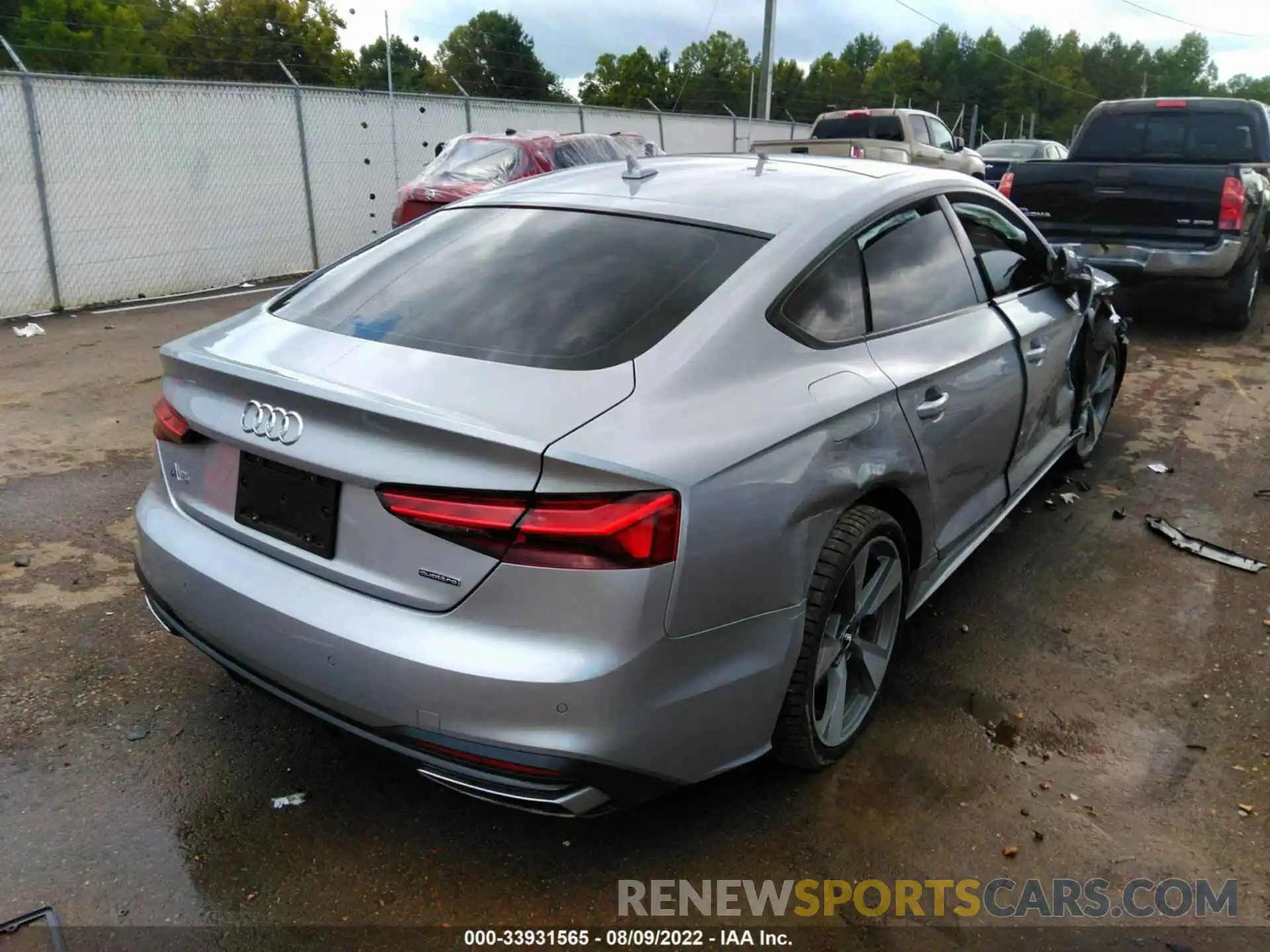 4 Photograph of a damaged car WAUCNCF58LA014923 AUDI A5 SPORTBACK 2020