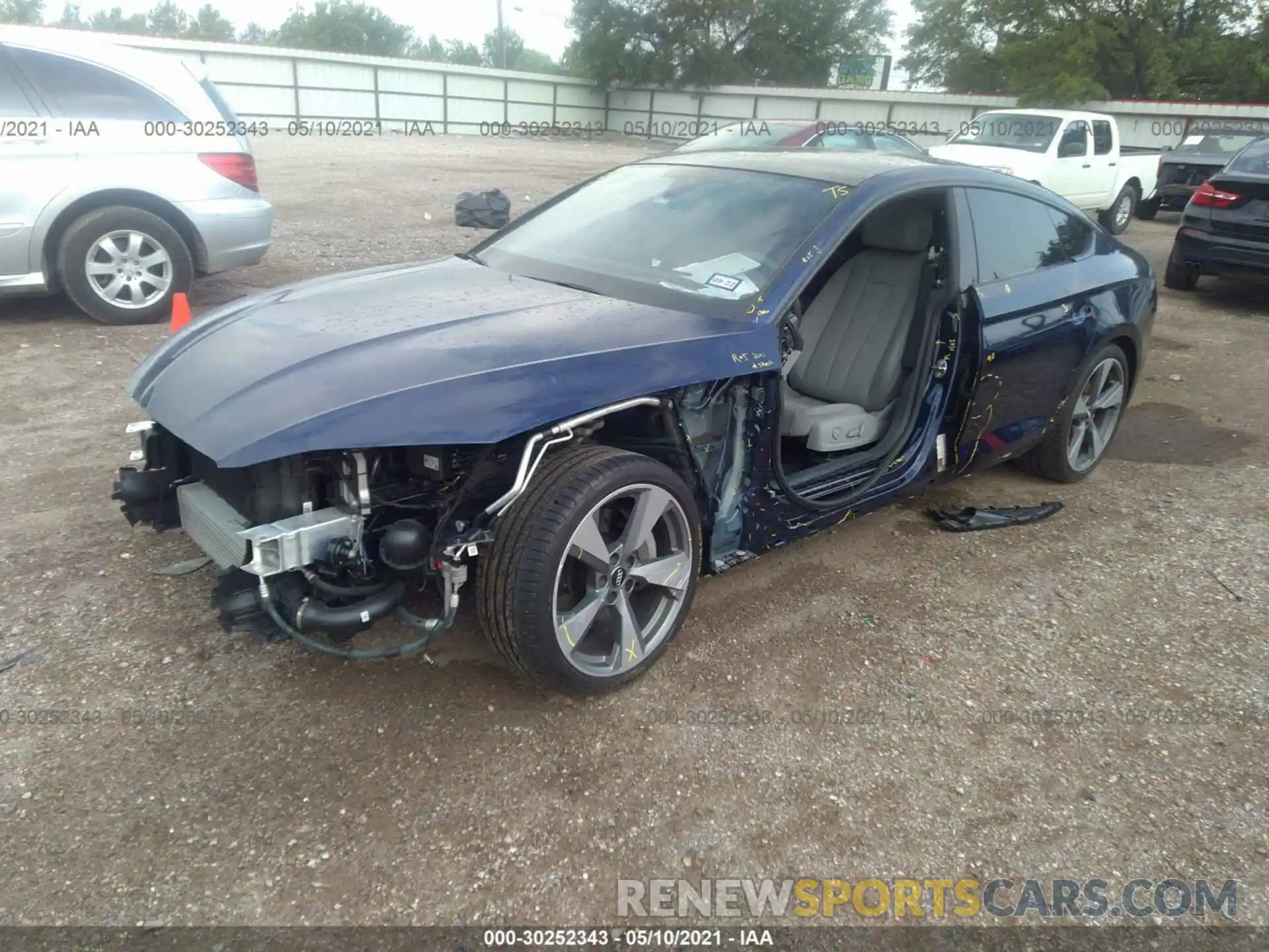 2 Photograph of a damaged car WAUCNCF59LA016051 AUDI A5 SPORTBACK 2020