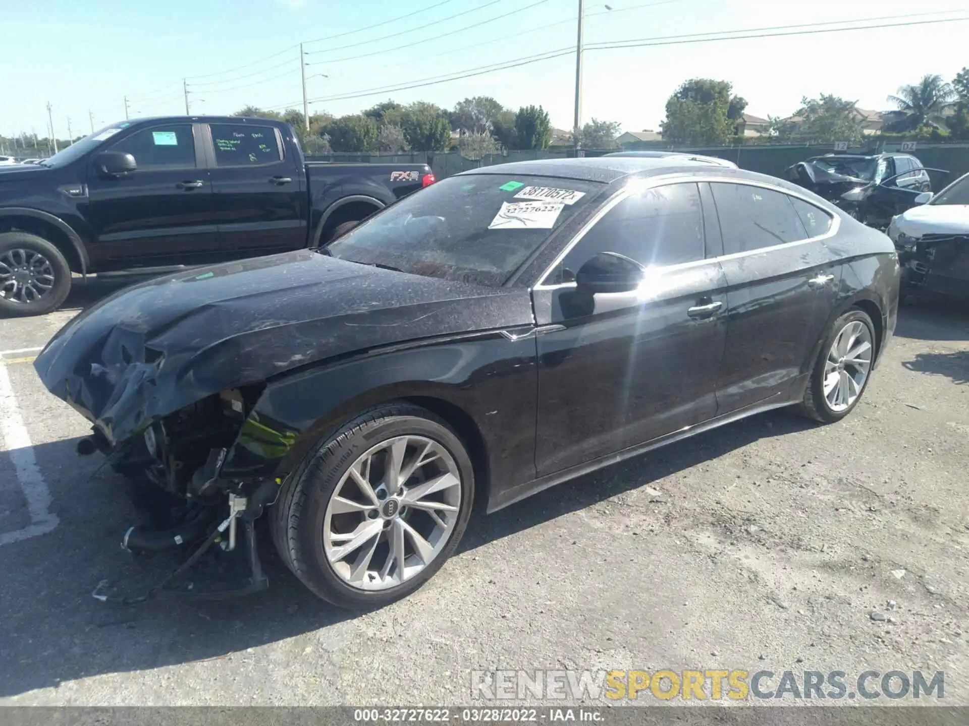 2 Photograph of a damaged car WAUABCF50MA009975 AUDI A5 SPORTBACK 2021