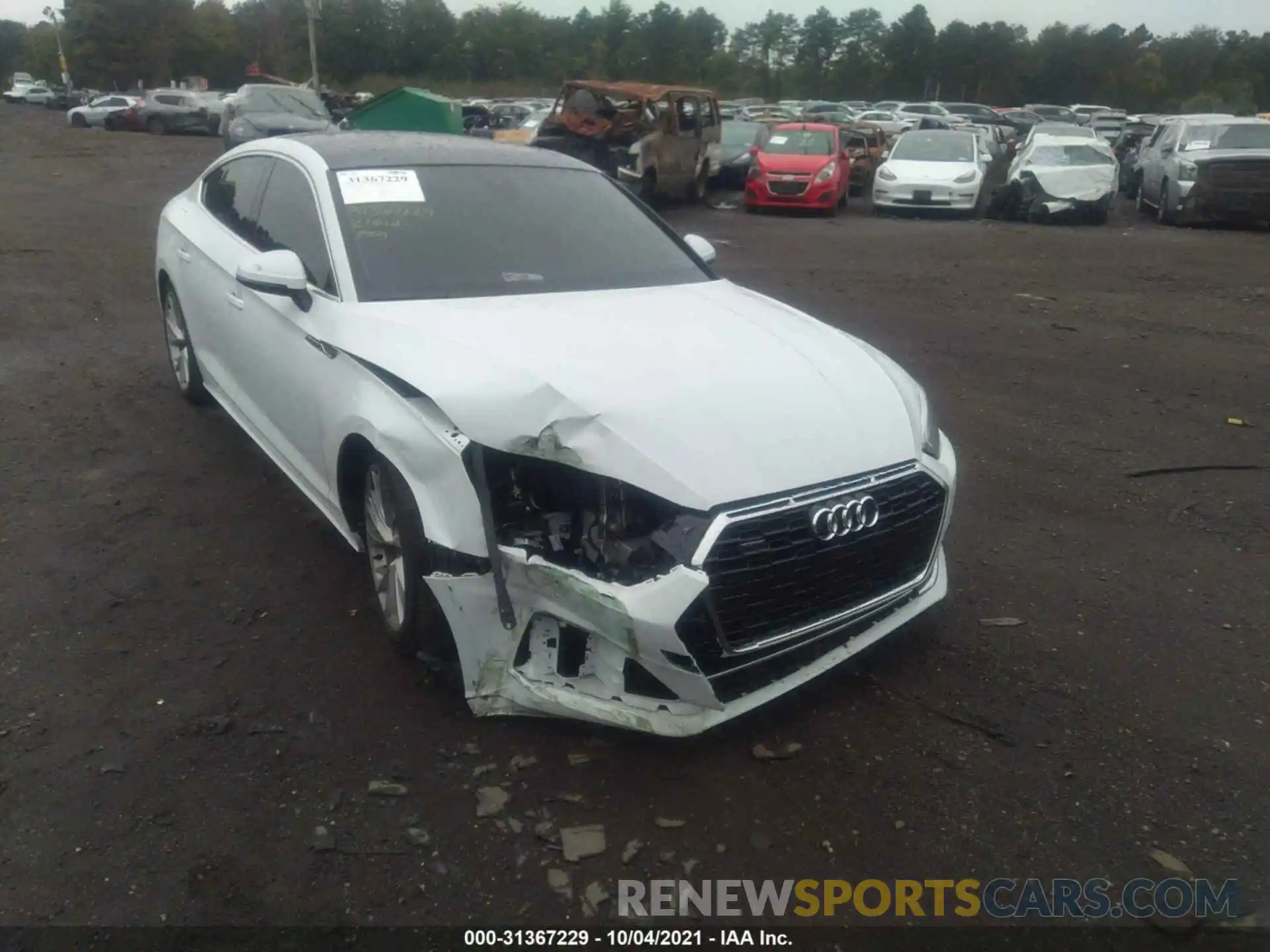 6 Photograph of a damaged car WAUABCF50MA028803 AUDI A5 SPORTBACK 2021