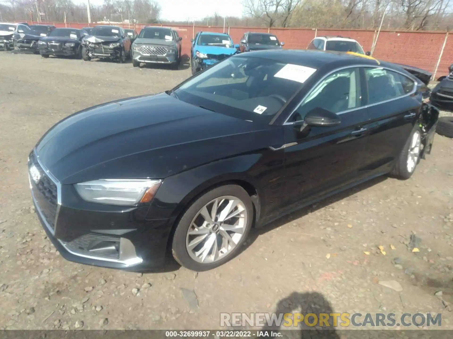 2 Фотография поврежденного автомобиля WAUABCF51MA037915 AUDI A5 SPORTBACK 2021