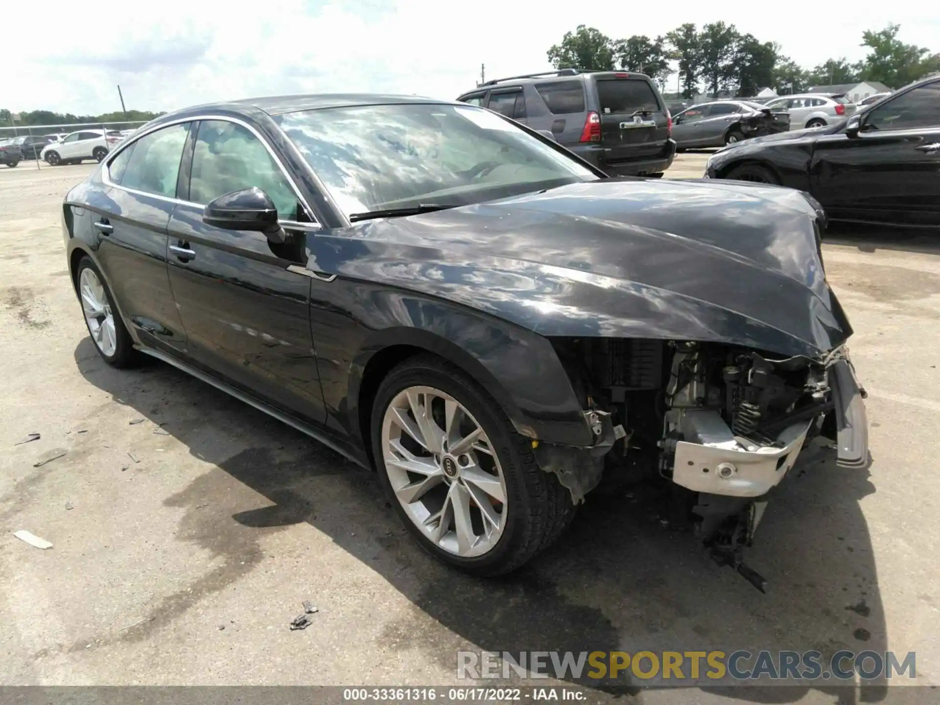 1 Photograph of a damaged car WAUABCF53MA024633 AUDI A5 SPORTBACK 2021