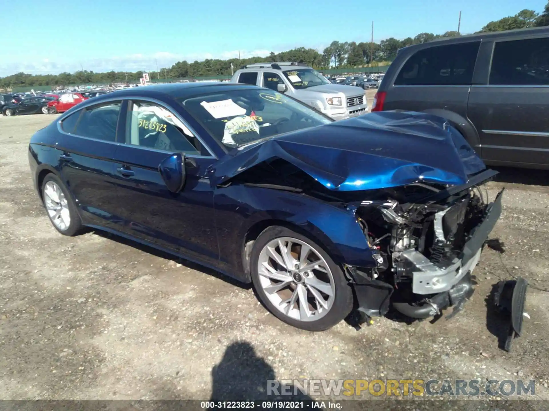 1 Photograph of a damaged car WAUABCF53MA037513 AUDI A5 SPORTBACK 2021