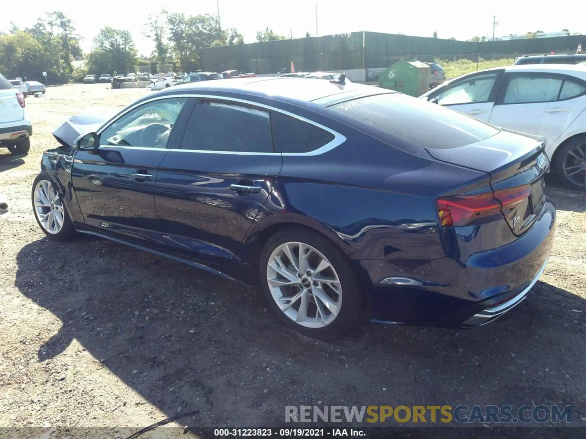 3 Фотография поврежденного автомобиля WAUABCF53MA037513 AUDI A5 SPORTBACK 2021