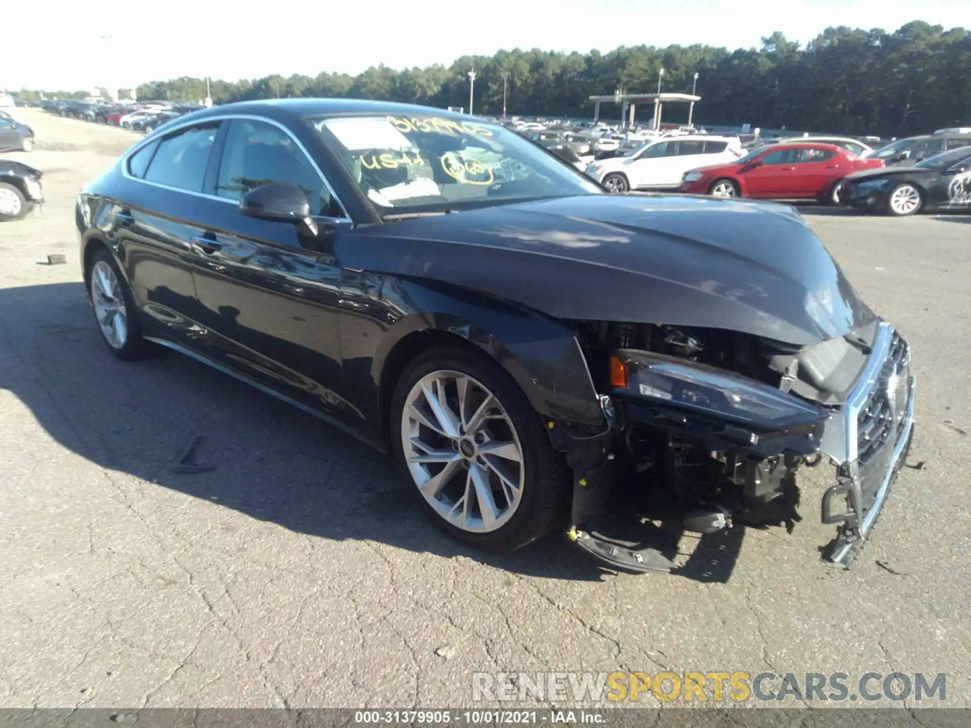 1 Photograph of a damaged car WAUABCF5XMA037363 AUDI A5 SPORTBACK 2021