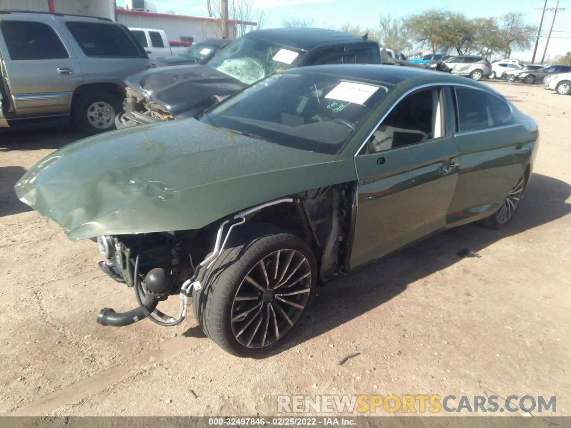 2 Photograph of a damaged car WAUCBCF58MA015550 AUDI A5 SPORTBACK 2021