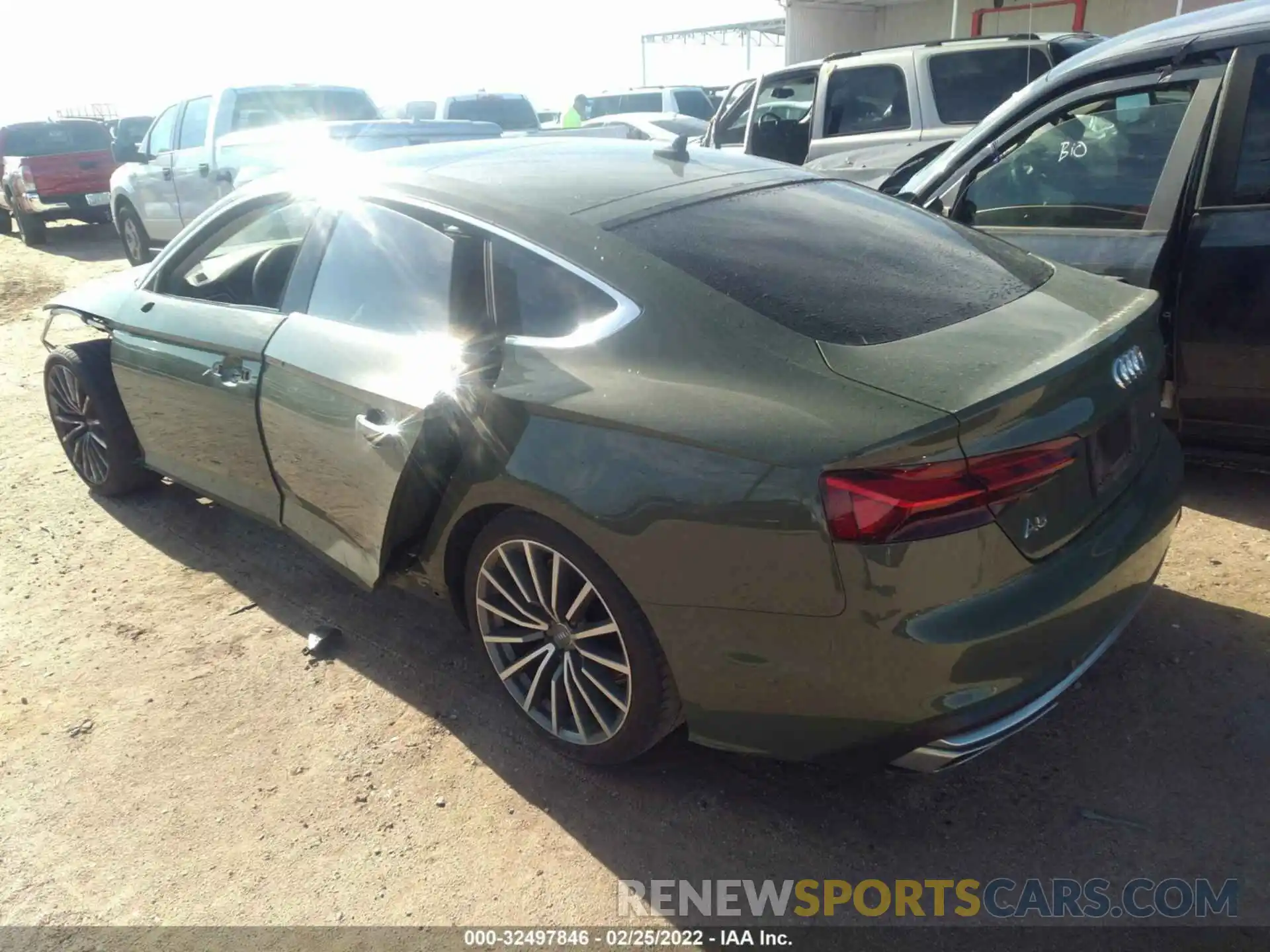 3 Photograph of a damaged car WAUCBCF58MA015550 AUDI A5 SPORTBACK 2021