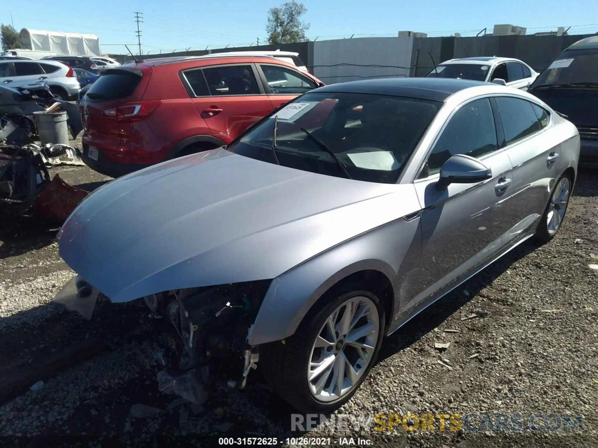 2 Photograph of a damaged car WAUCBCF58MA041291 AUDI A5 SPORTBACK 2021