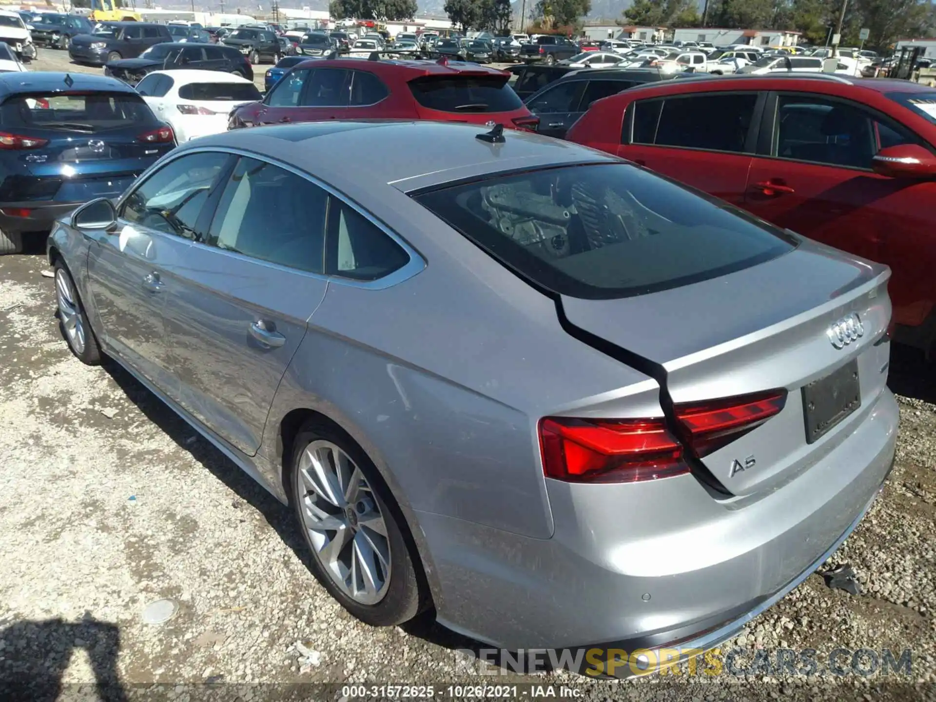 3 Photograph of a damaged car WAUCBCF58MA041291 AUDI A5 SPORTBACK 2021