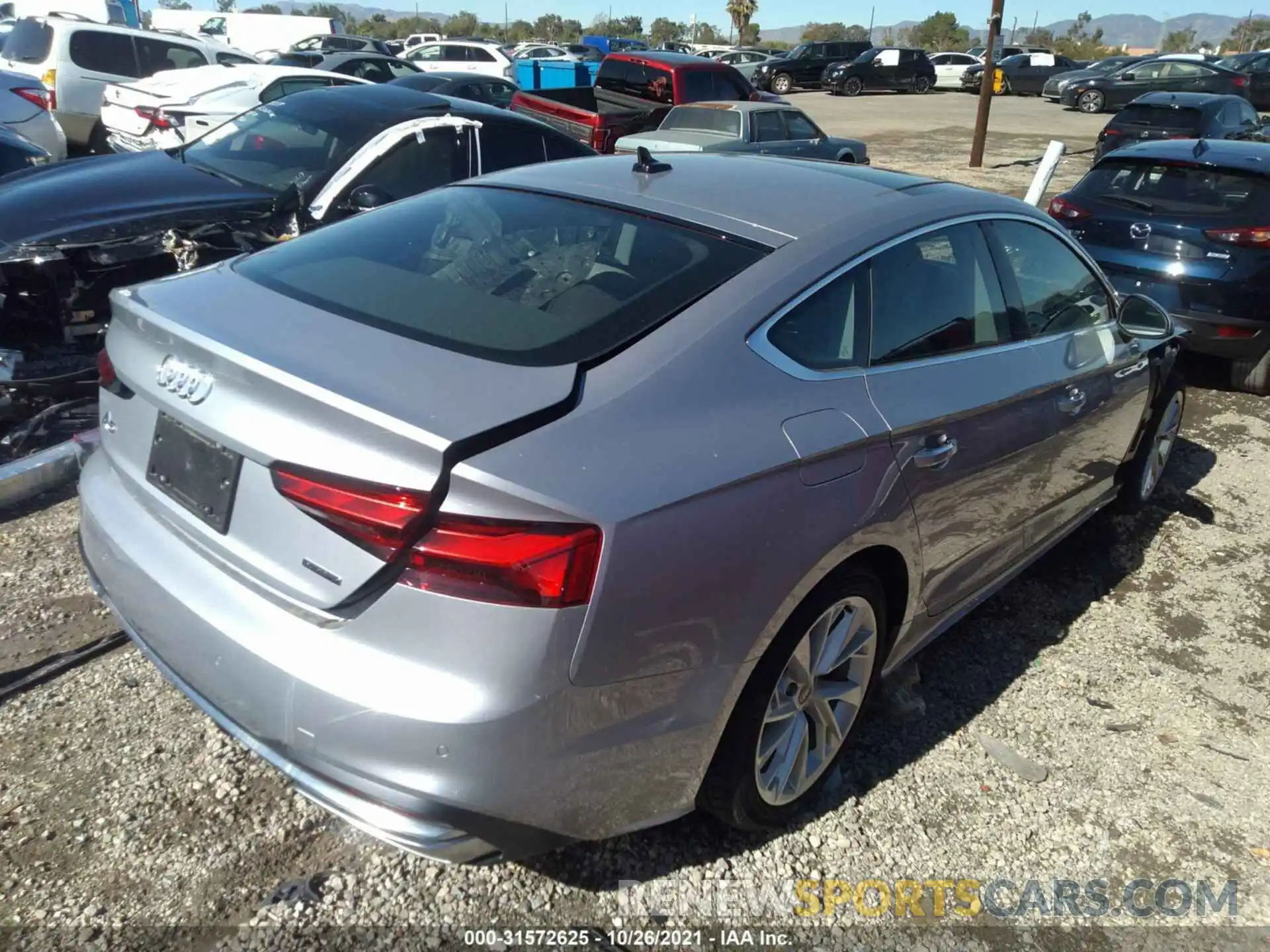 4 Photograph of a damaged car WAUCBCF58MA041291 AUDI A5 SPORTBACK 2021