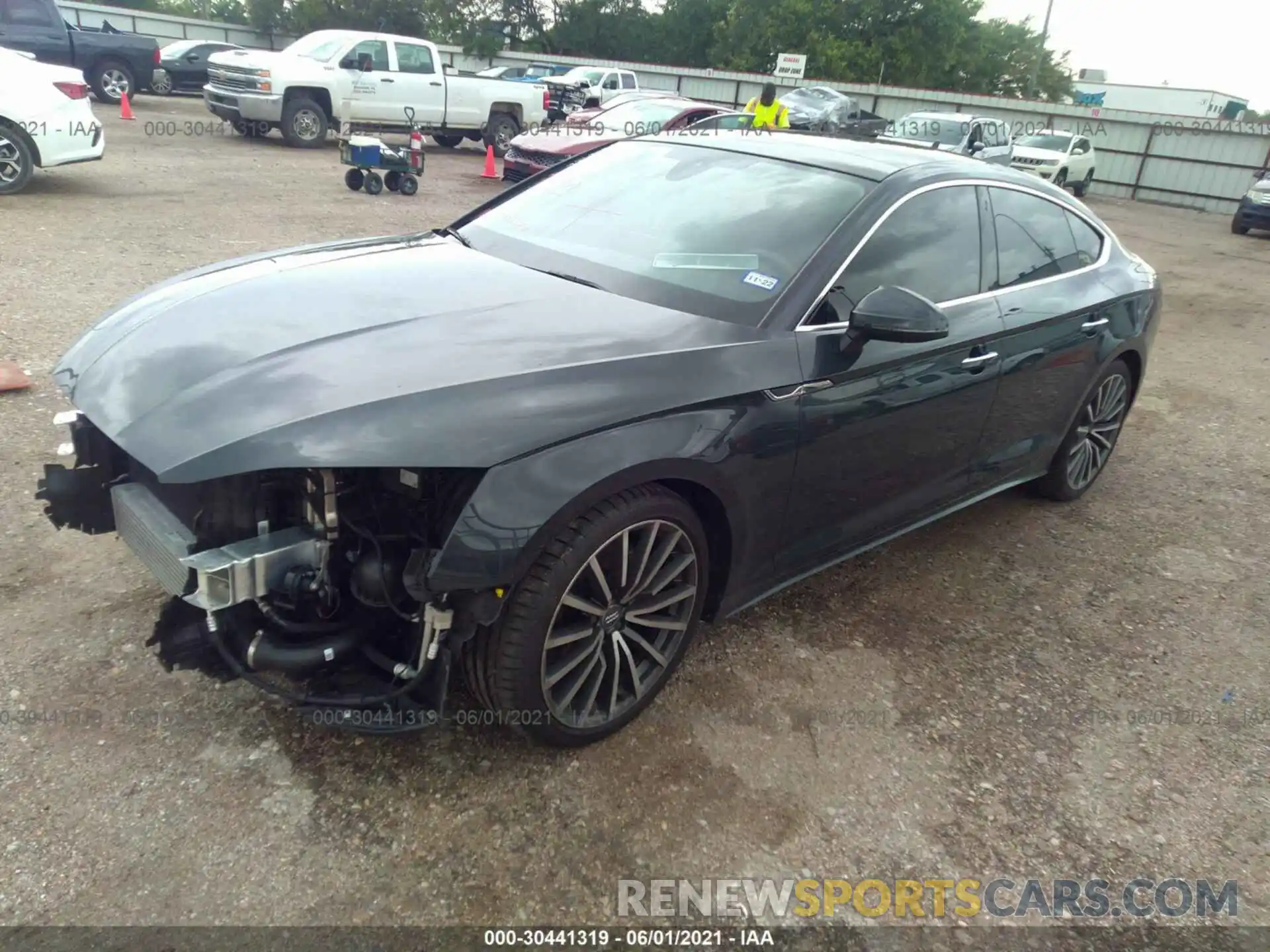 2 Photograph of a damaged car WAUCBCF59MA007294 AUDI A5 SPORTBACK 2021