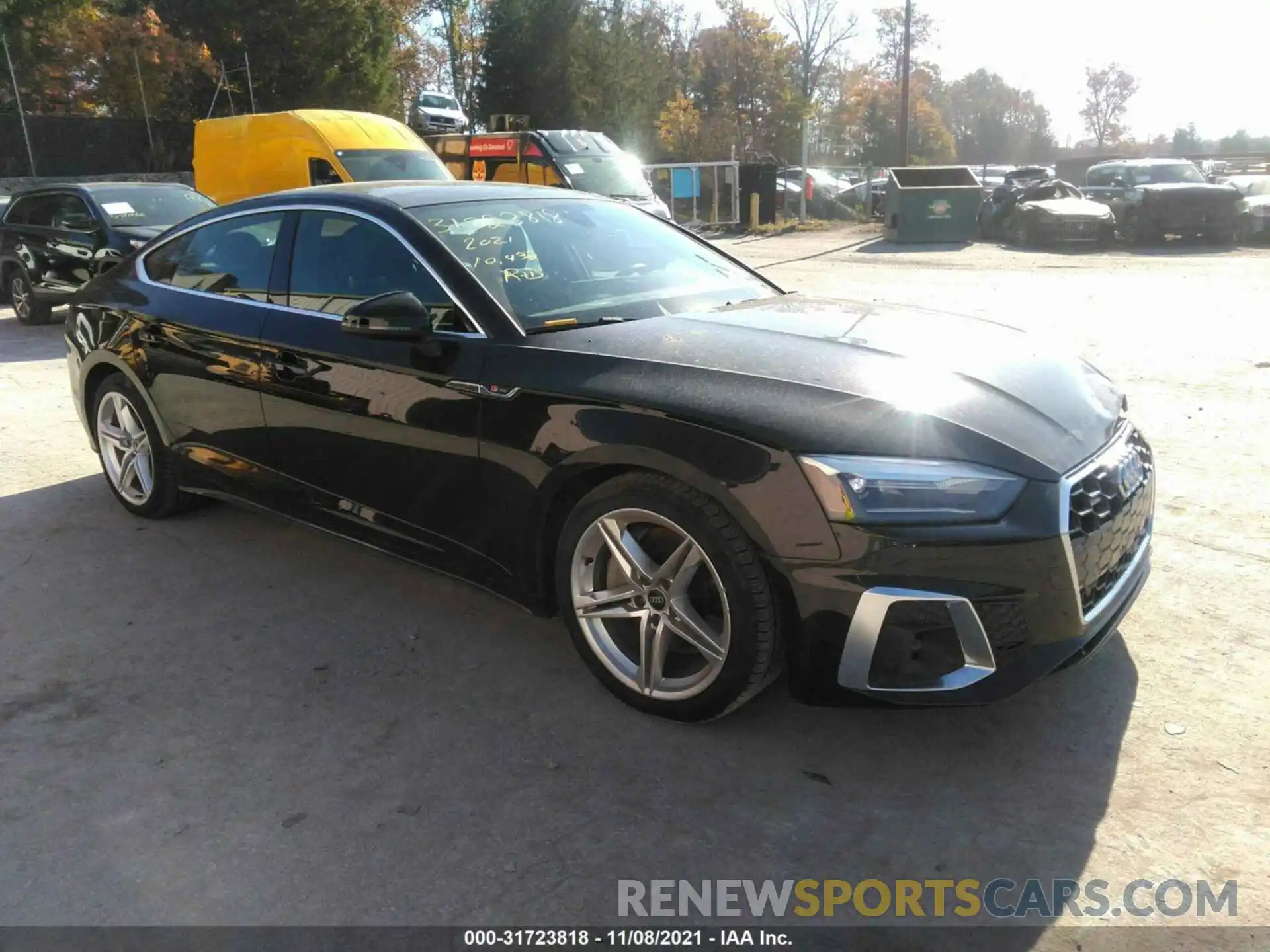 1 Photograph of a damaged car WAUDACF50MA047268 AUDI A5 SPORTBACK 2021