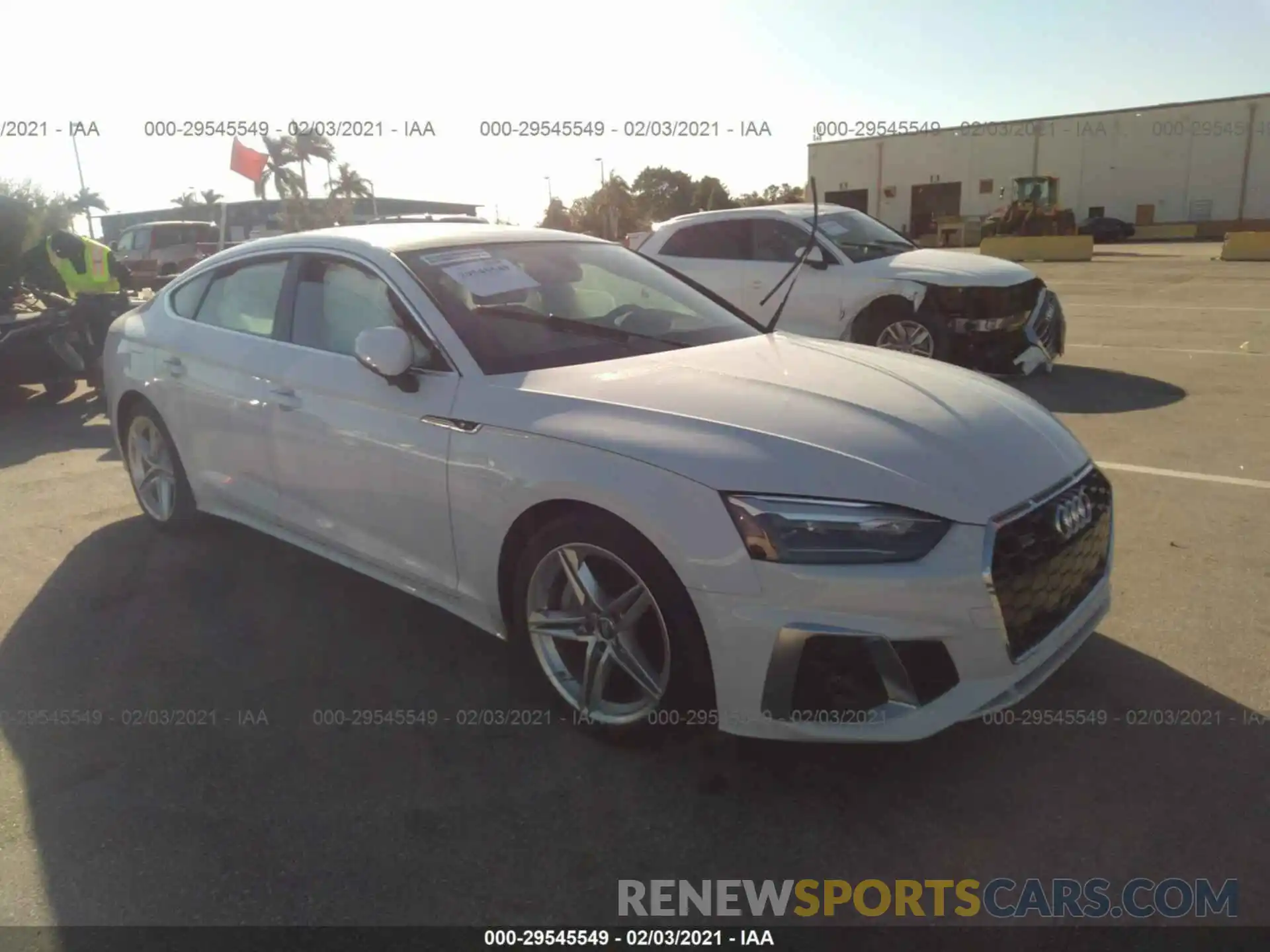 1 Photograph of a damaged car WAUDACF51MA010553 AUDI A5 SPORTBACK 2021