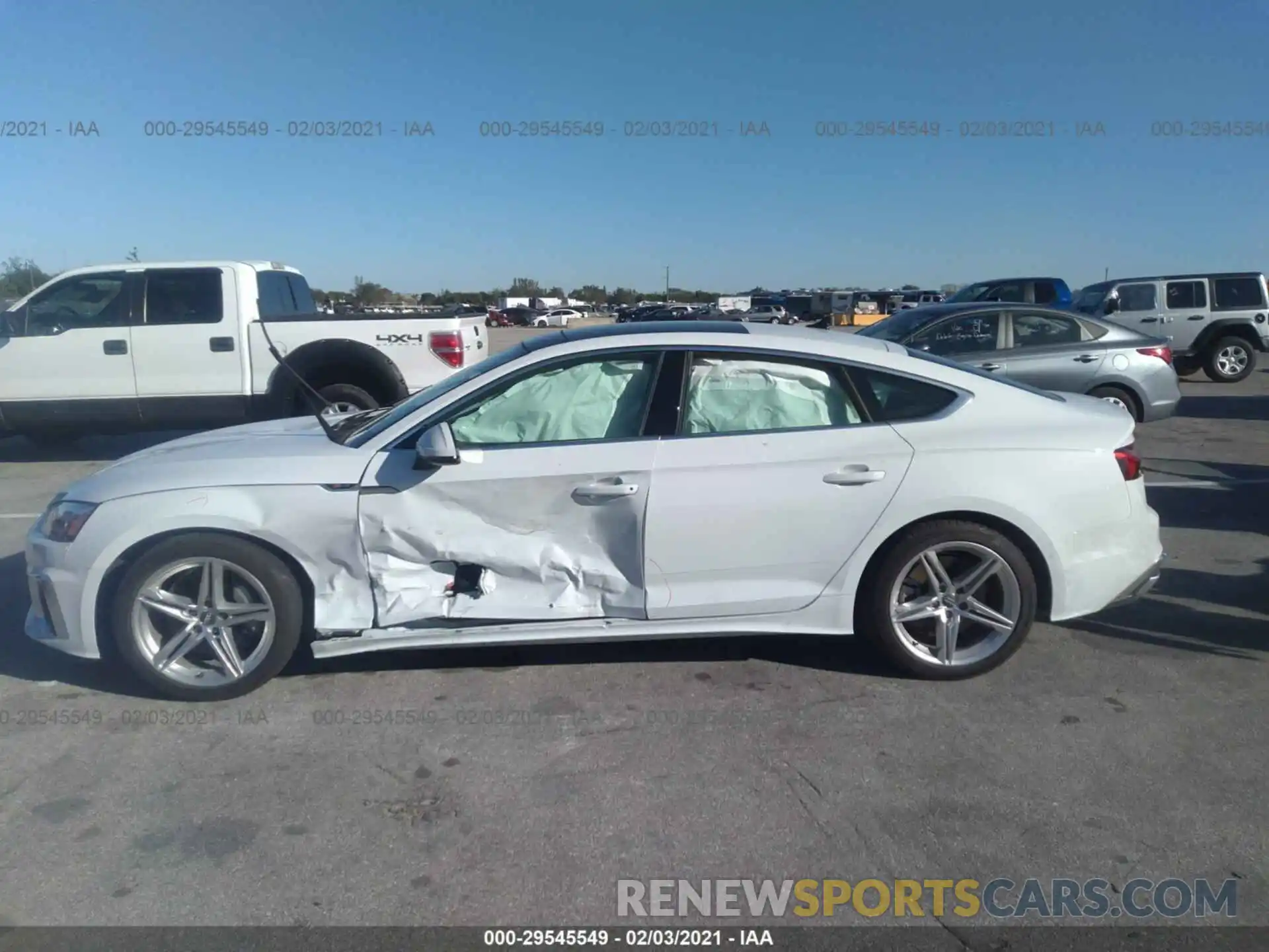 6 Photograph of a damaged car WAUDACF51MA010553 AUDI A5 SPORTBACK 2021