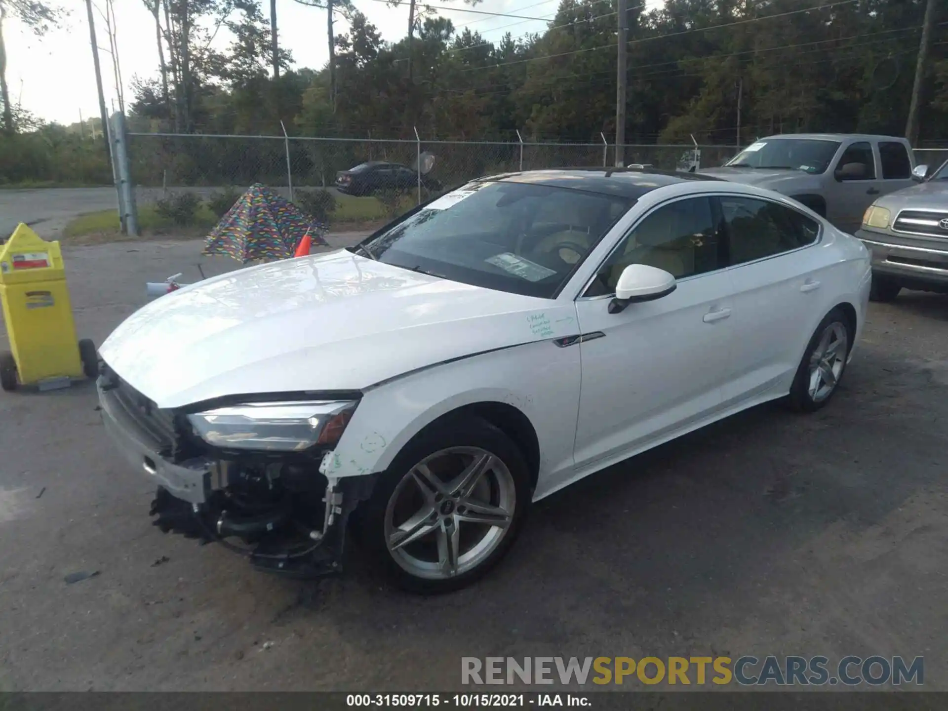 2 Photograph of a damaged car WAUDACF53MA056224 AUDI A5 SPORTBACK 2021