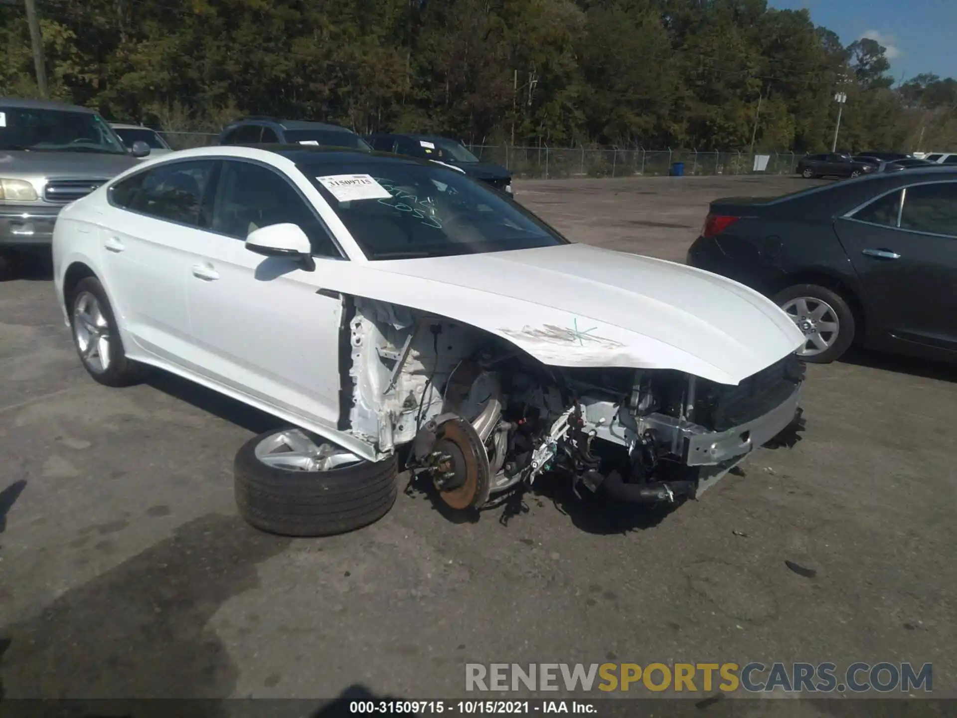 6 Photograph of a damaged car WAUDACF53MA056224 AUDI A5 SPORTBACK 2021