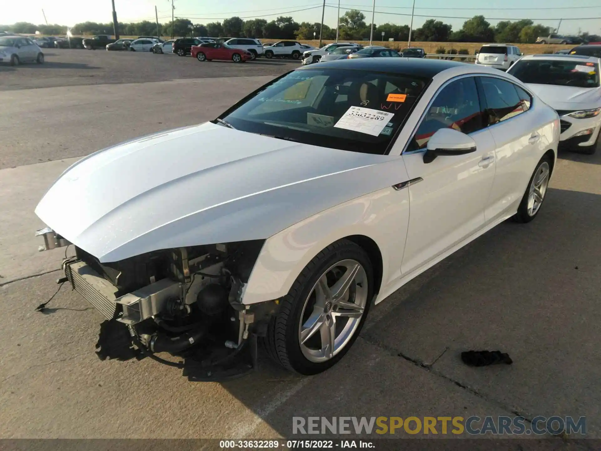 2 Photograph of a damaged car WAUDACF54MA014242 AUDI A5 SPORTBACK 2021